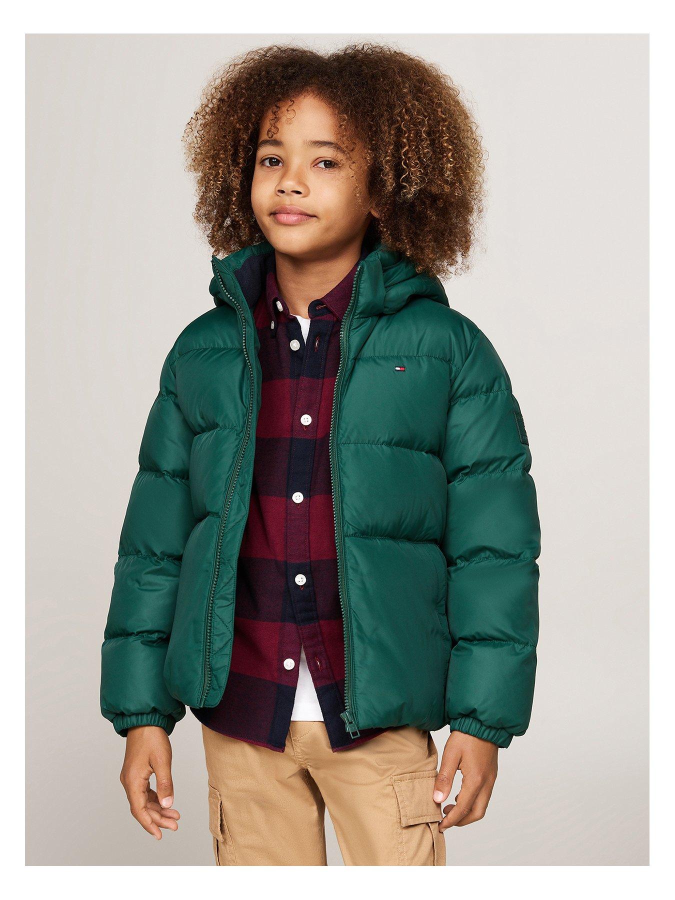 undefined Boys Essential Down Jacket - Green