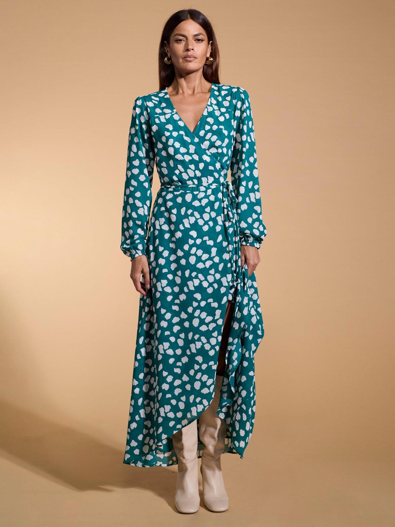front image of dancing-leopard-jagger-dress-multi