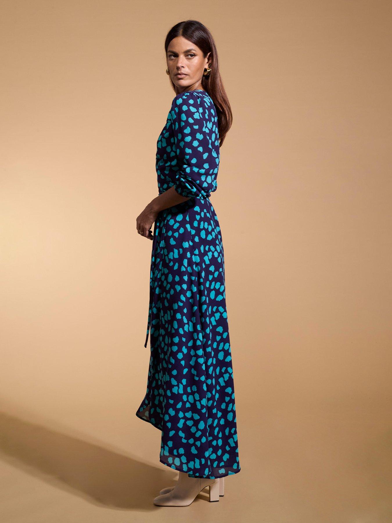 Dancing Leopard Jagger Polka Dot Maxi Dress Multi Littlewoods