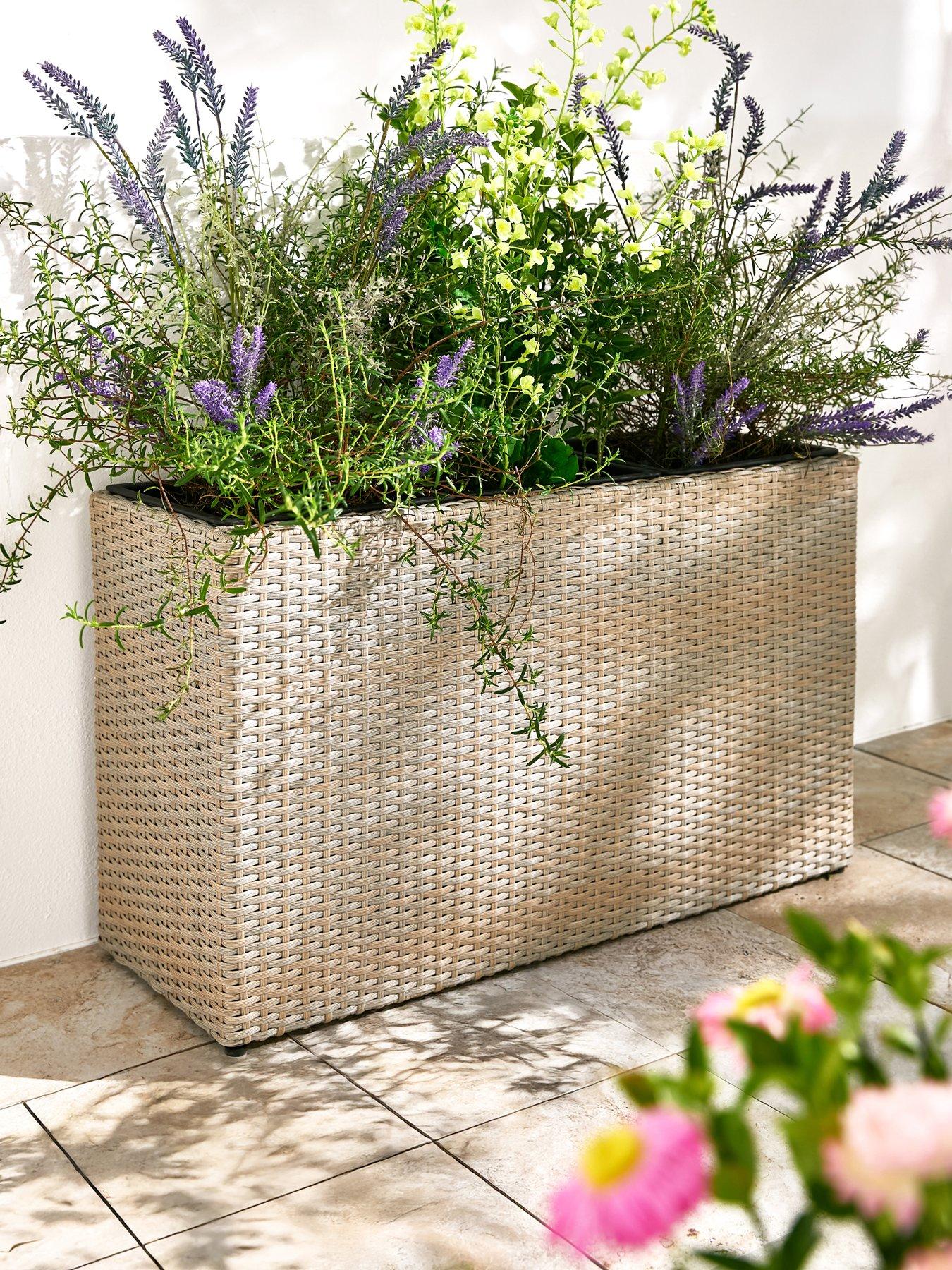 image of very-home-albany-rattan-planter