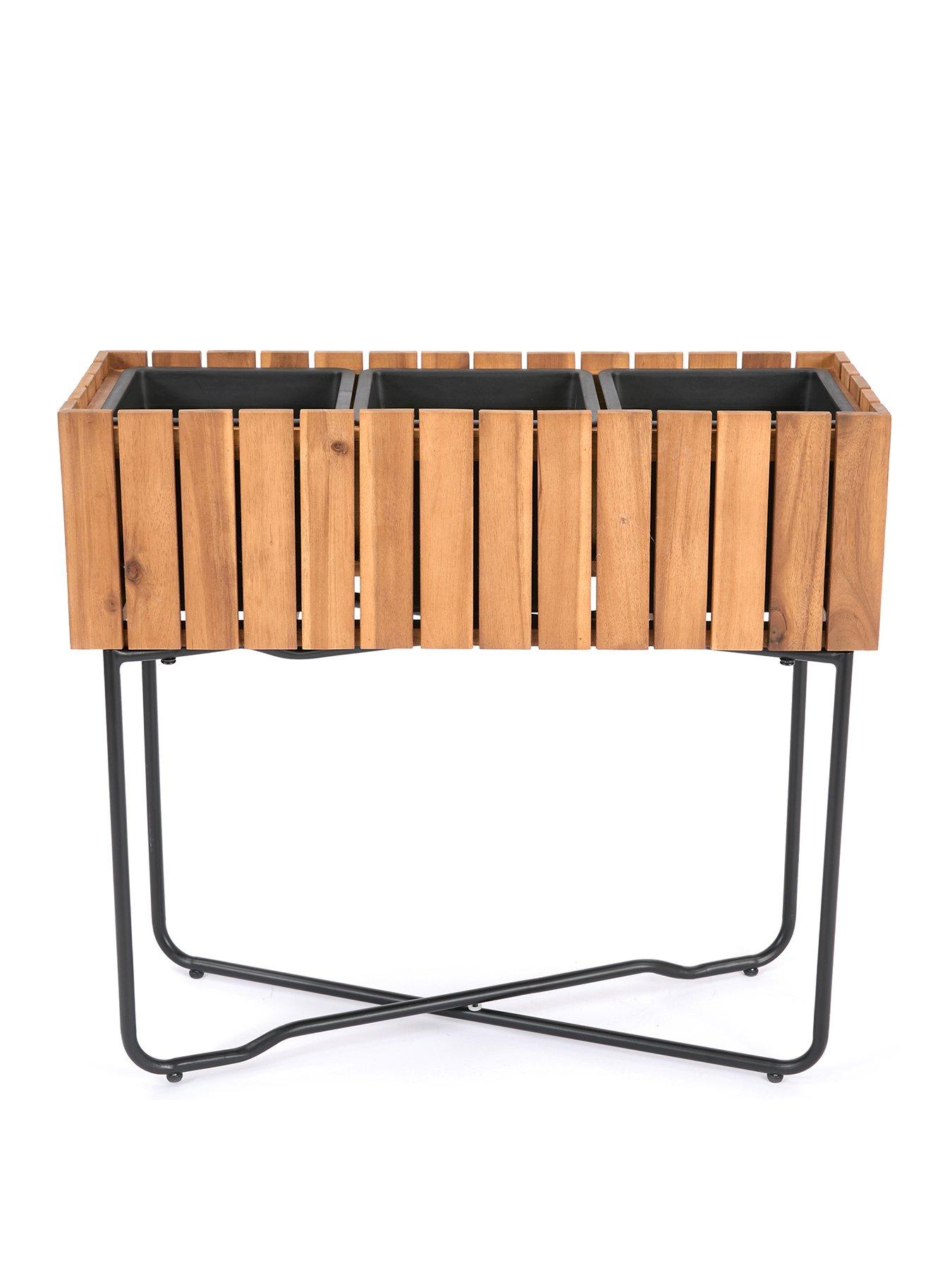  image of the-very-collection-raised-trough-planter