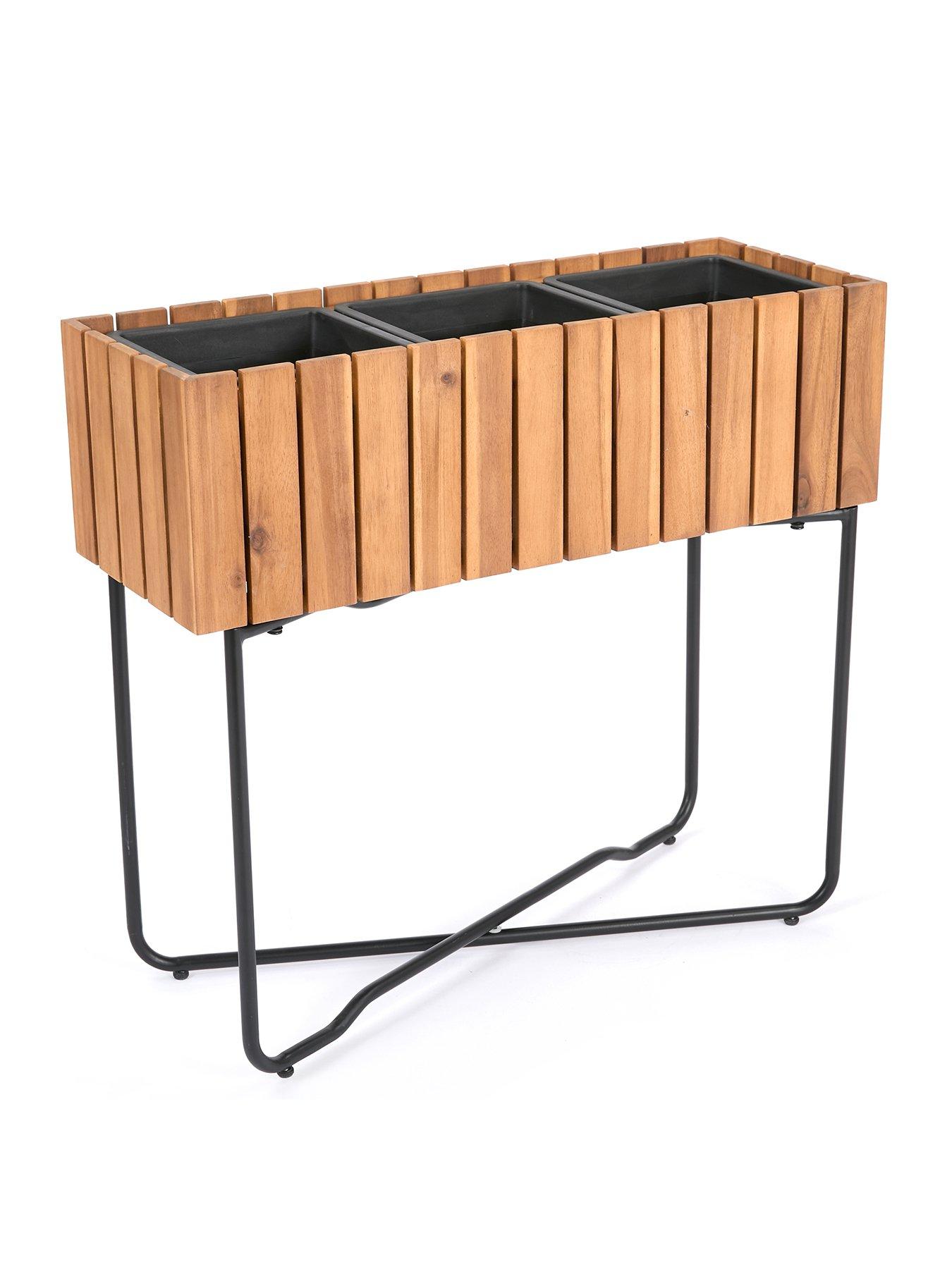  image of the-very-collection-raised-trough-planter