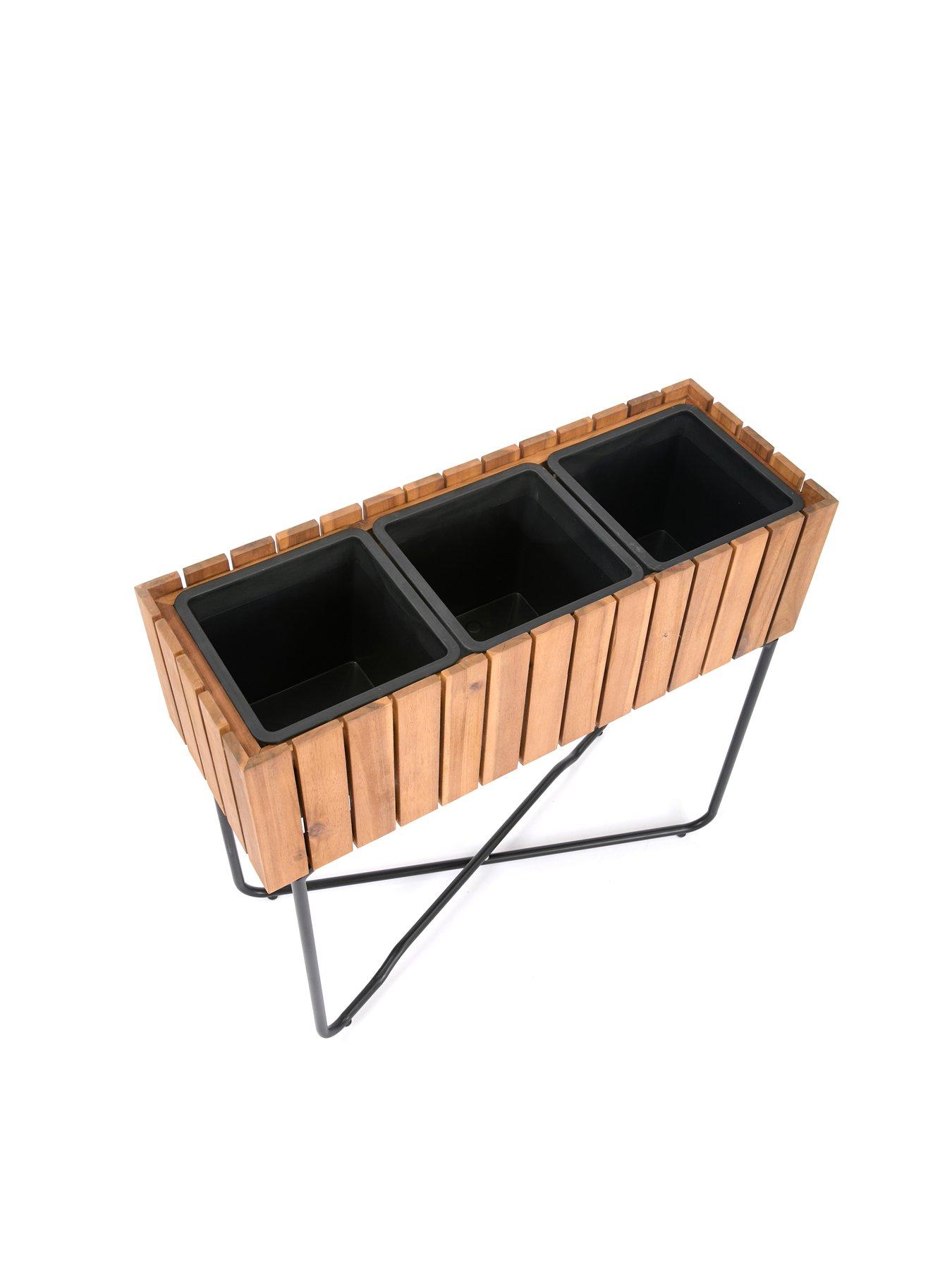  image of the-very-collection-raised-trough-planter