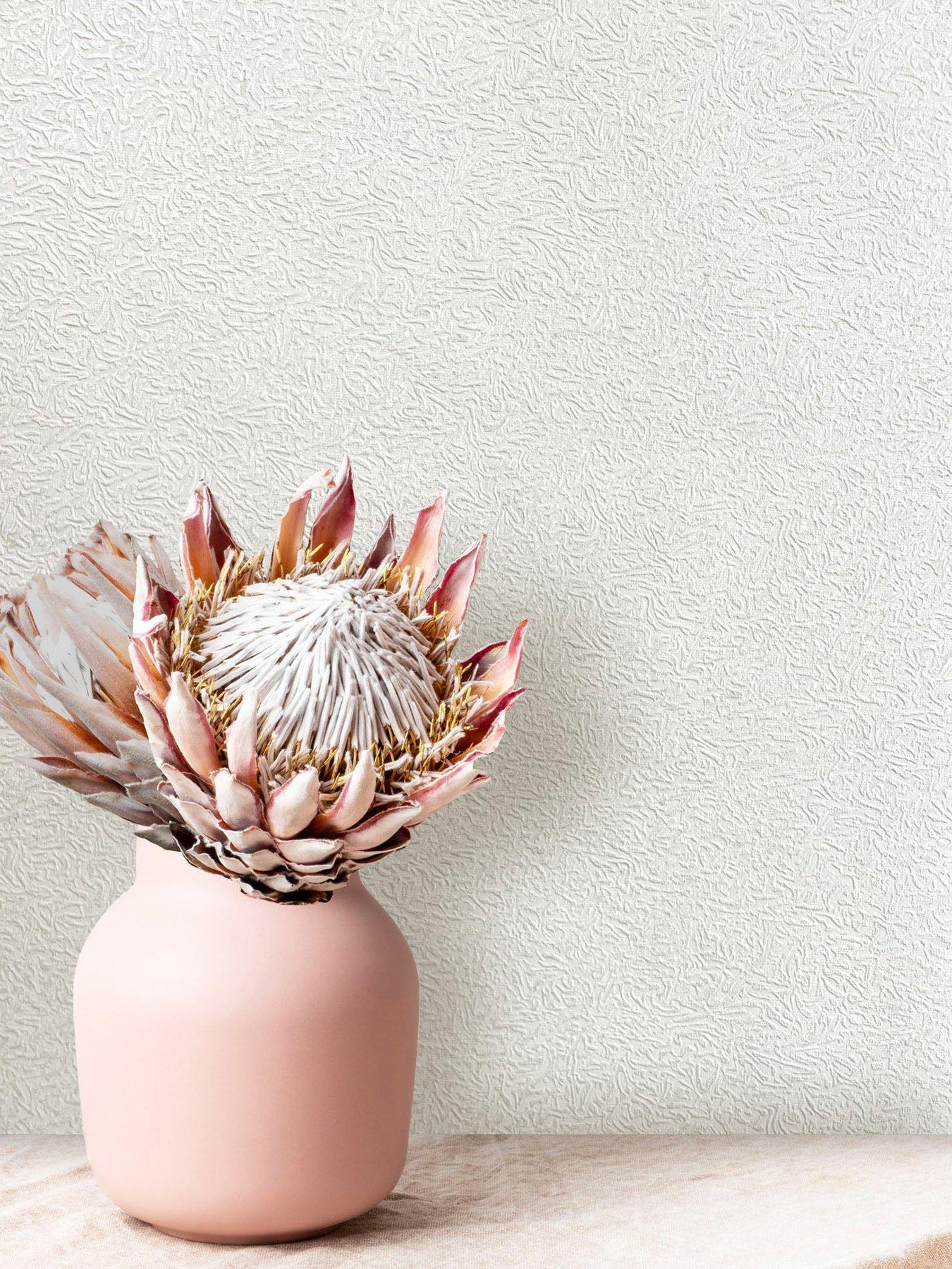 undefined Ravella Textured Heavyweight Vinyl Wallpaper in Neutral