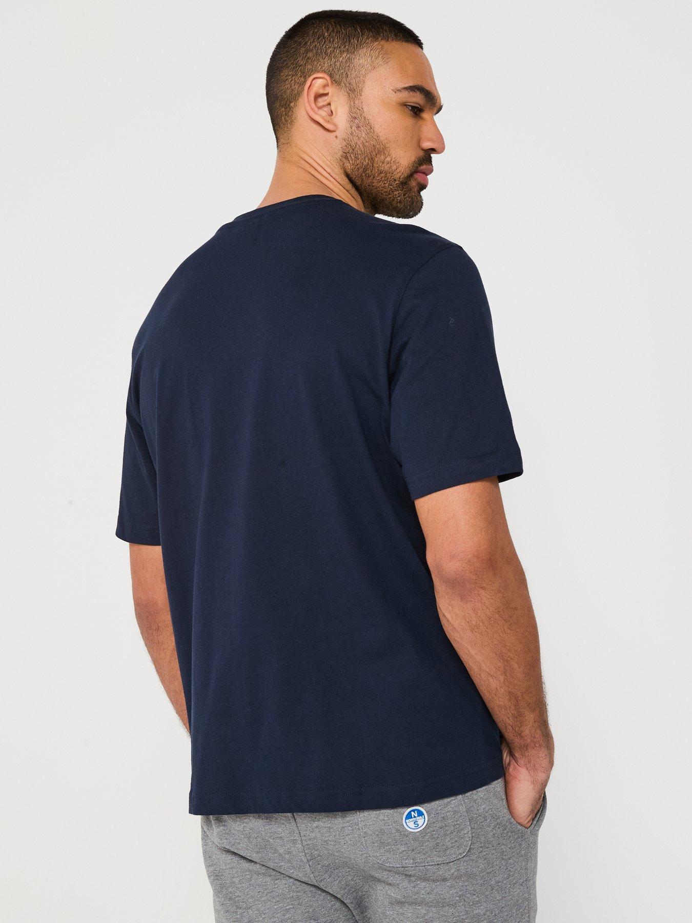  image of north-sails-chest-logo-t-shirt-navy
