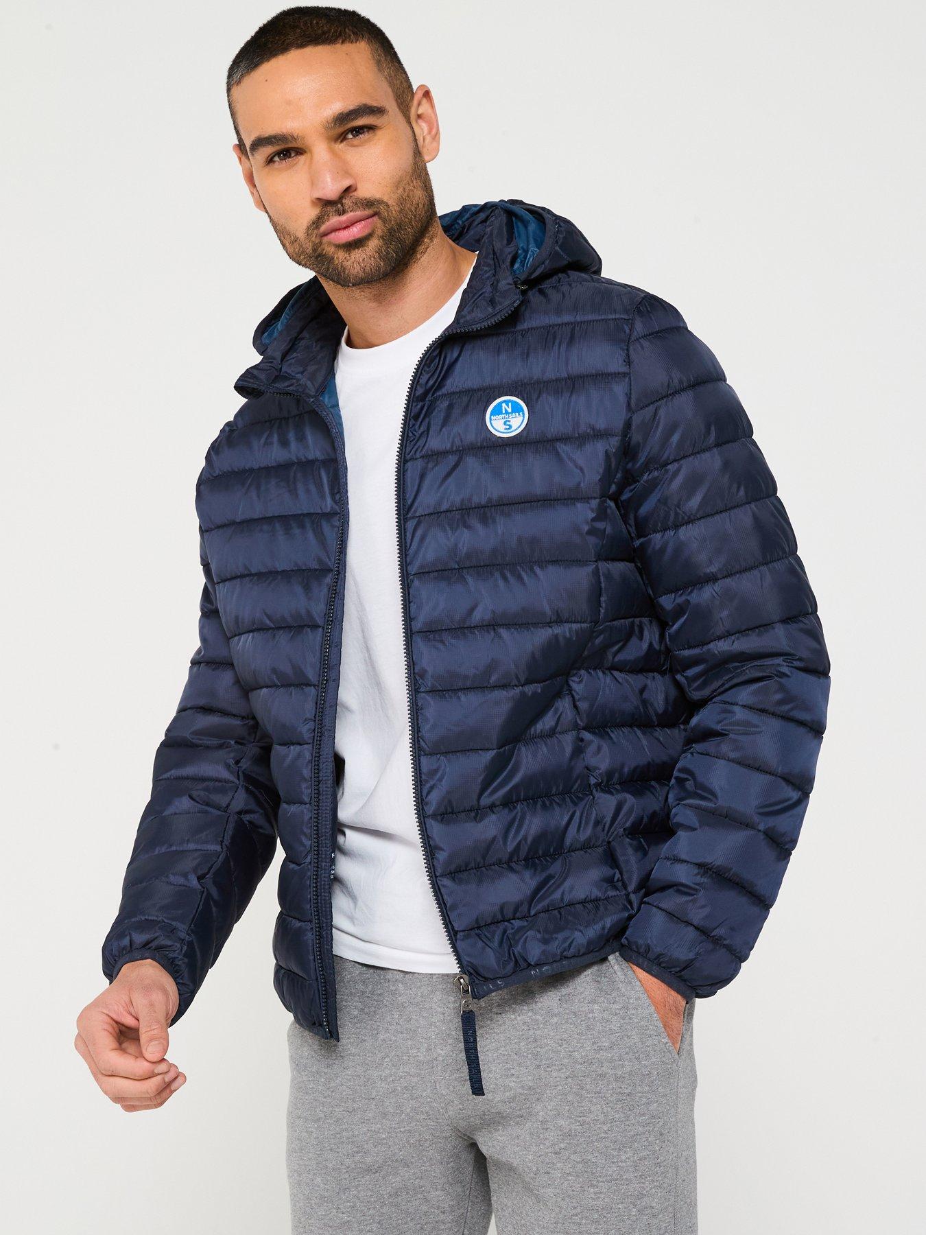  image of north-sails-skye-lightweight-ripstop-quilted-hooded-jacket-navy