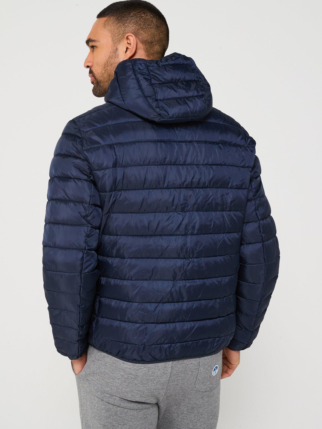  image of north-sails-skye-lightweight-ripstop-quilted-hooded-jacket-navy