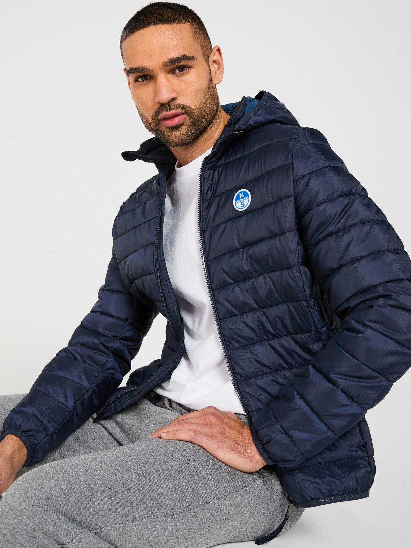  image of north-sails-skye-lightweight-ripstop-quilted-hooded-jacket-navy
