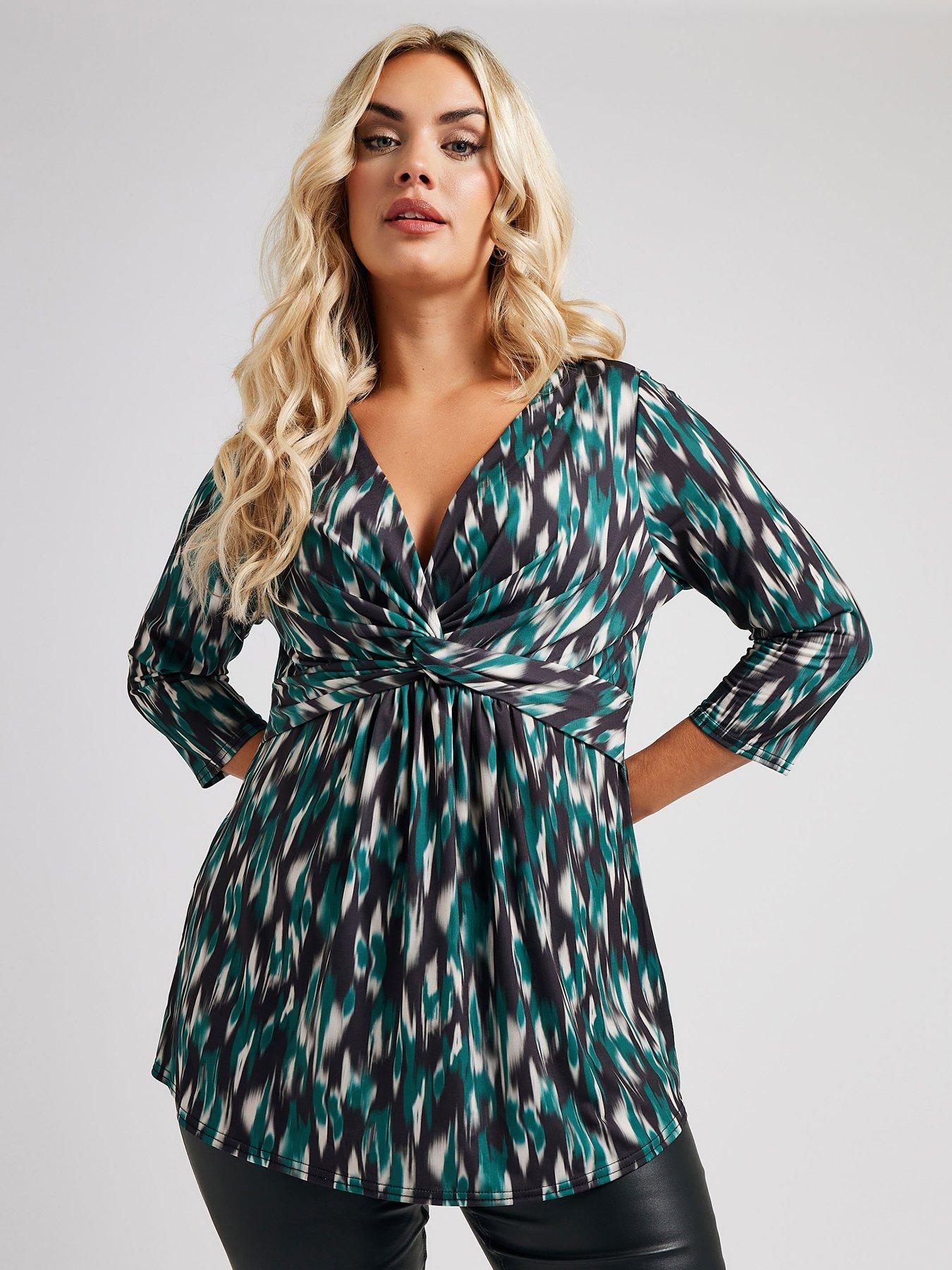 undefined Curve Knot Front Top - Black