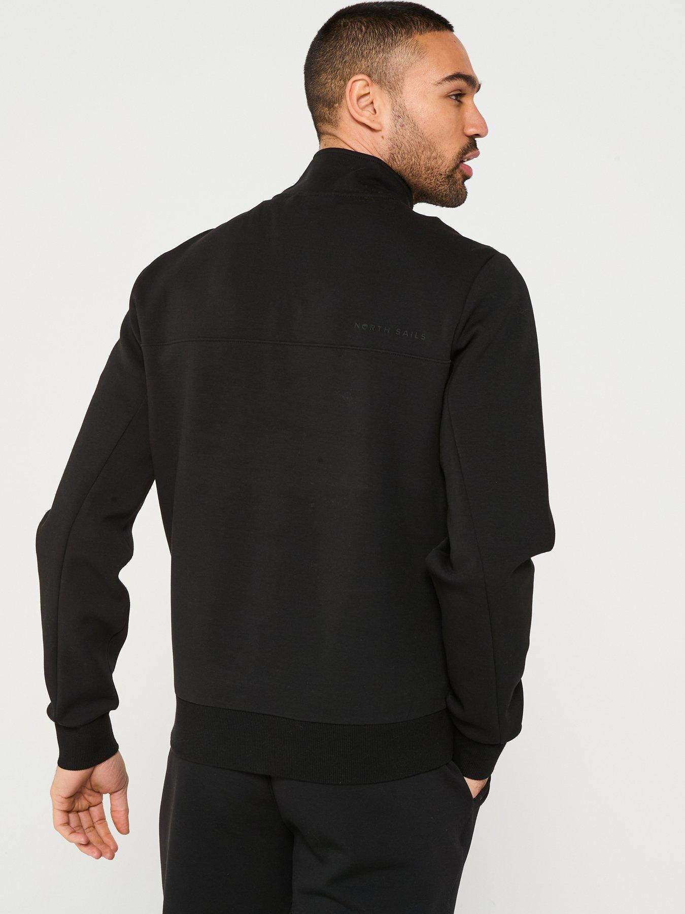 Image 2 of 6 of North Sails Tech Quarter Zip Sweat - Black