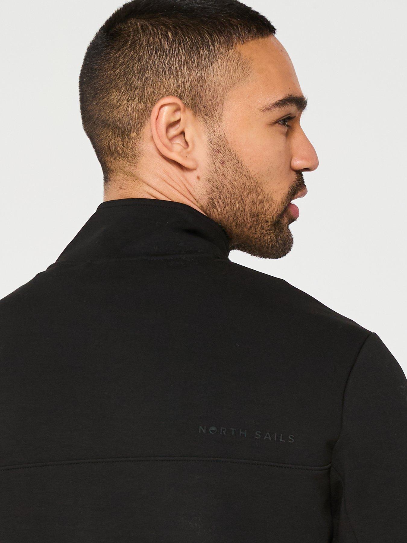 Image 6 of 6 of North Sails Tech Quarter Zip Sweat - Black