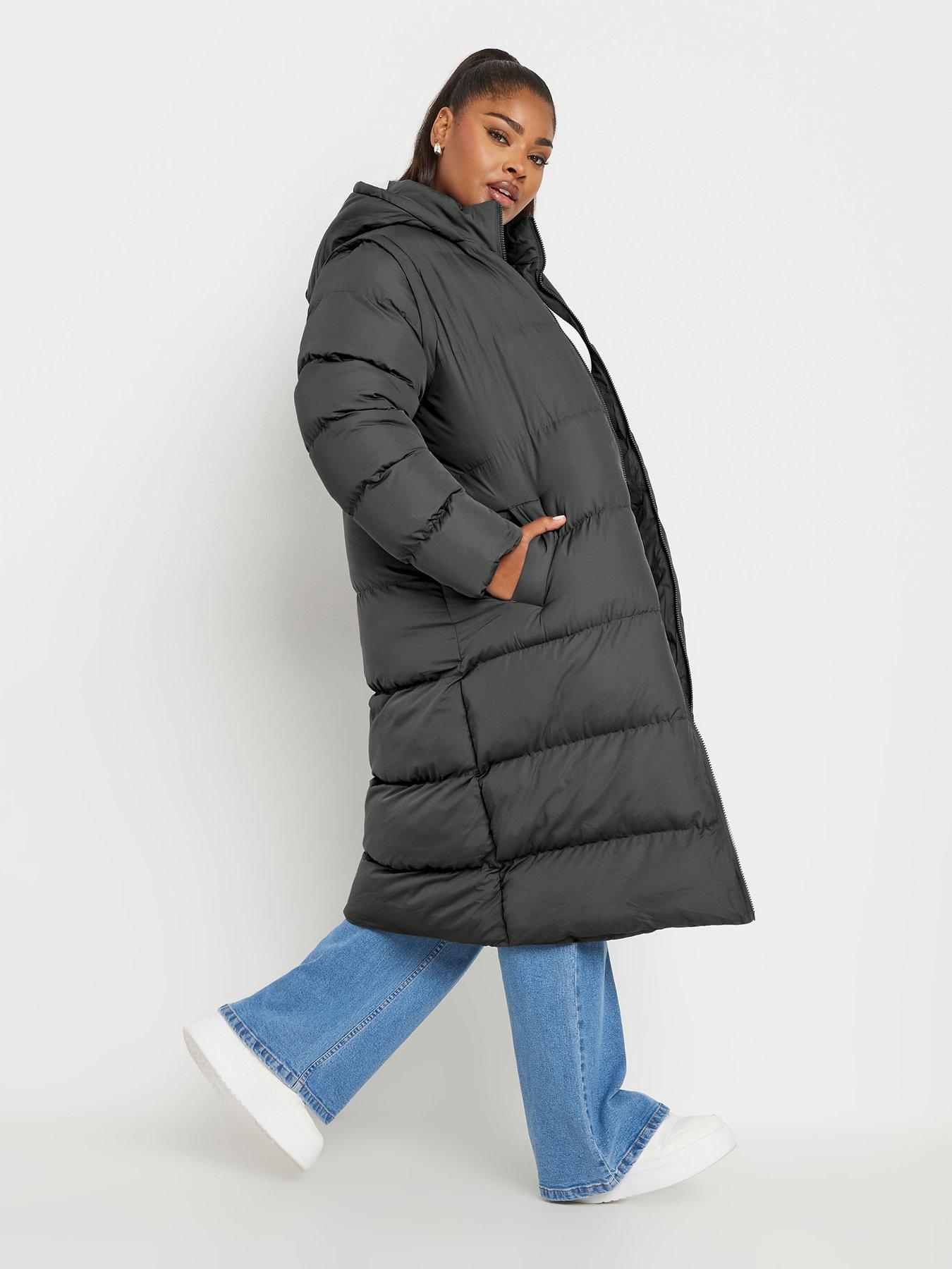 undefined Curve 2 In 1 Padded Jacket Grey
