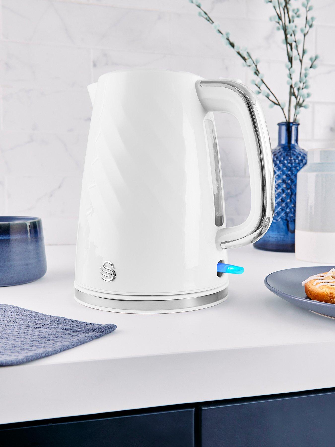  image of swan-windsor-17l-textured-kettle--nbspwhite