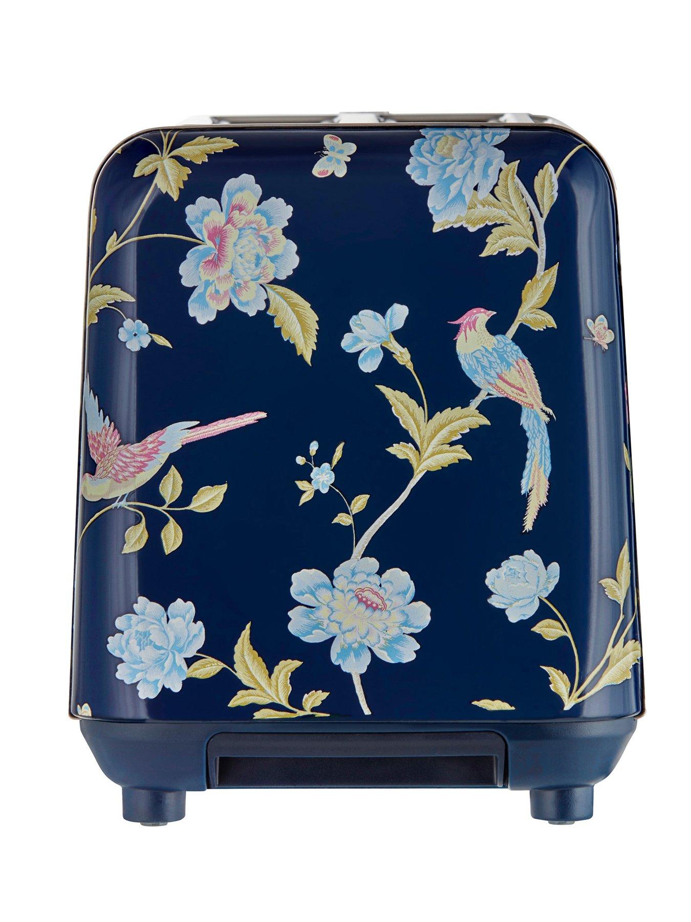  image of laura-ashley-elveden-navy-2-slice-toaster