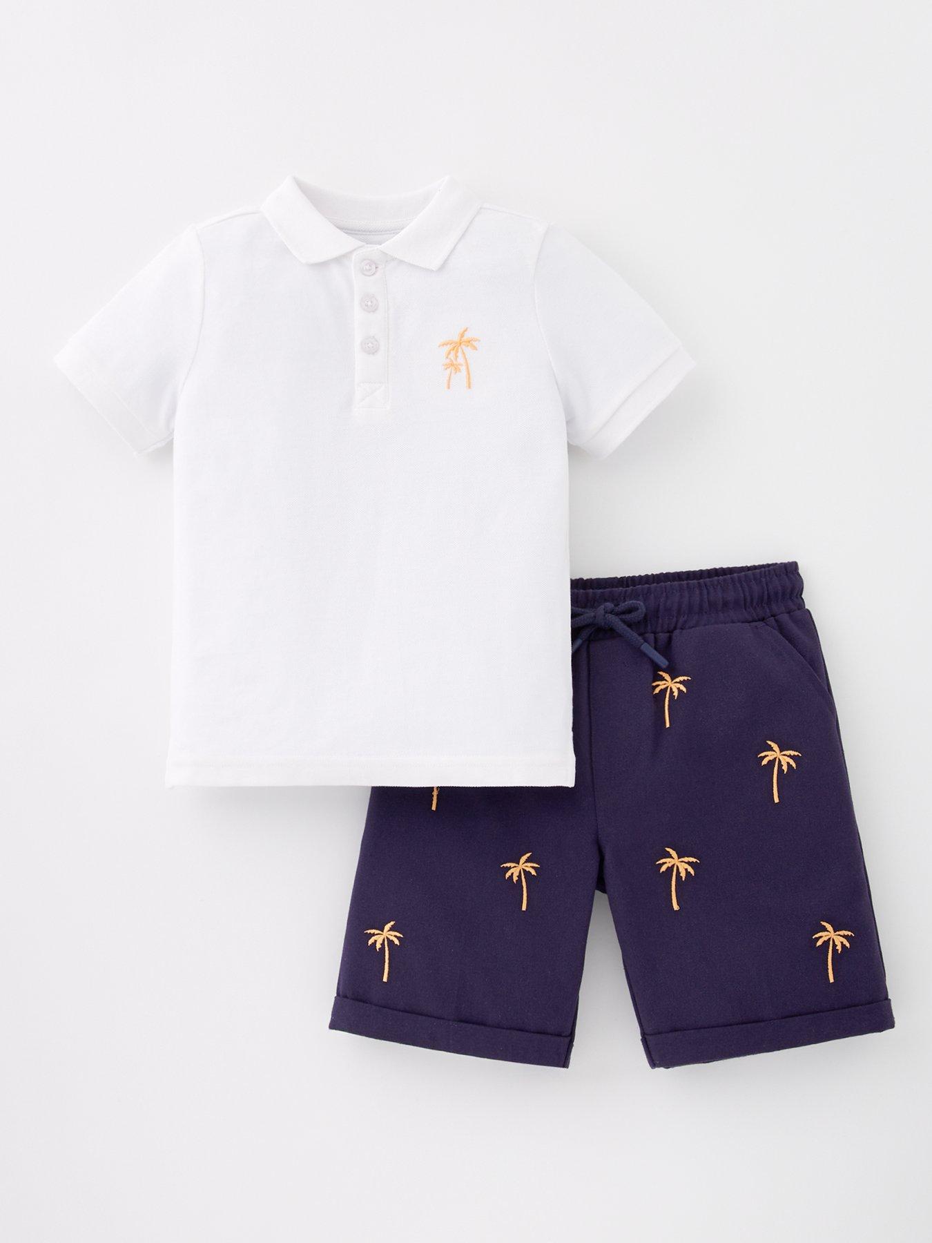 mini-v-by-very-boys-short-sleeve-polo-and-embroidered-short-set-multi