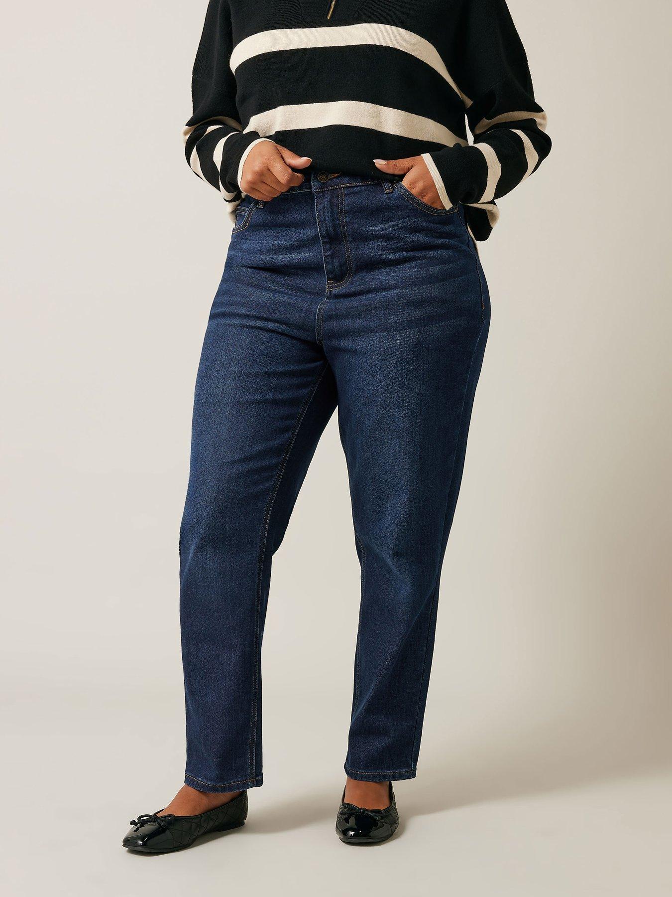 undefined Mom Jean - Blue
