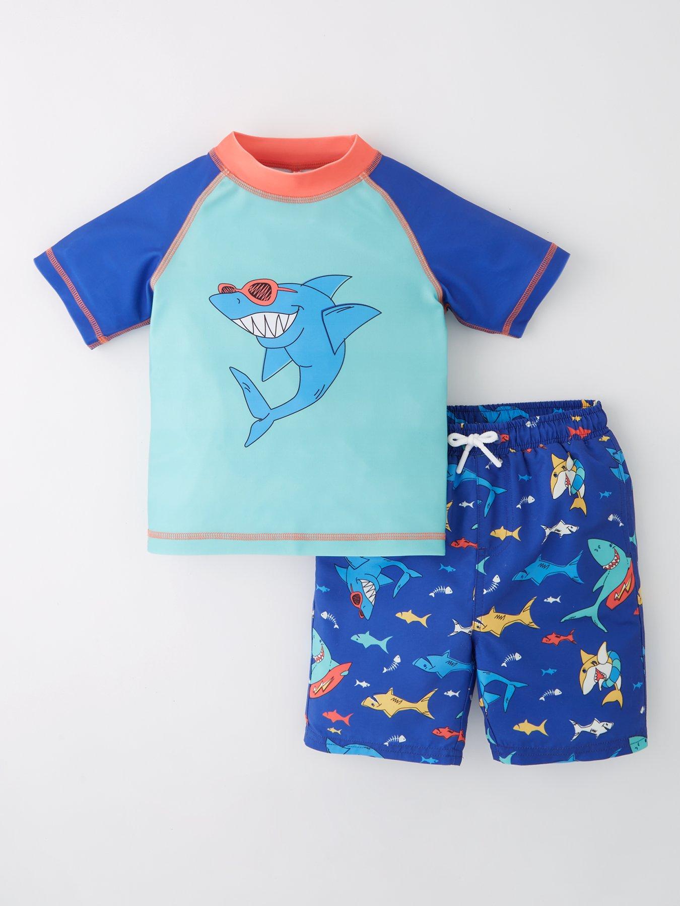 Mini V by Very Boys 2 Piece Sunsafe And Short Set - Multi