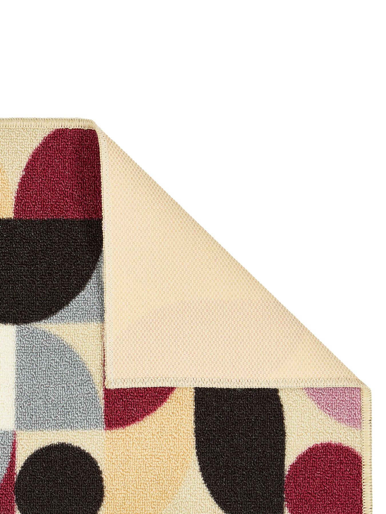  image of very-home-purple-geo-mat-runner-set