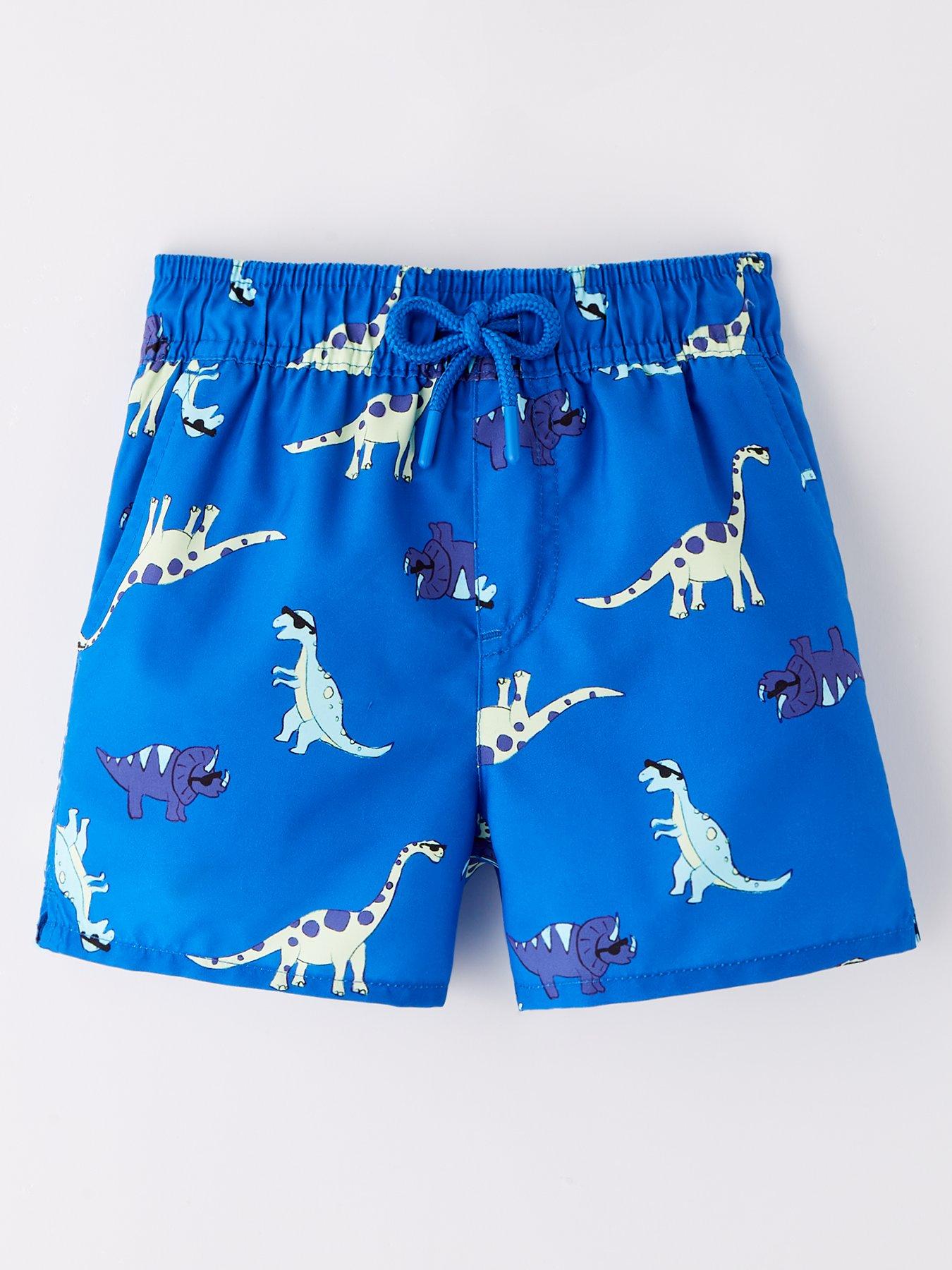 mini-v-by-very-boys-woven-dinosaur-print-swimshort-multi