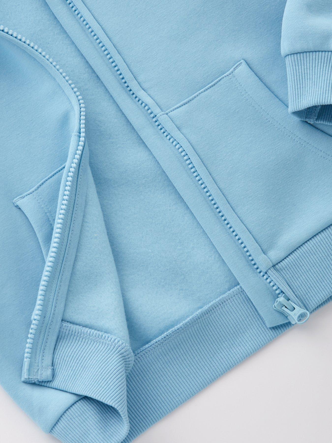  image of everyday-boys-zip-through-hoodie-blue