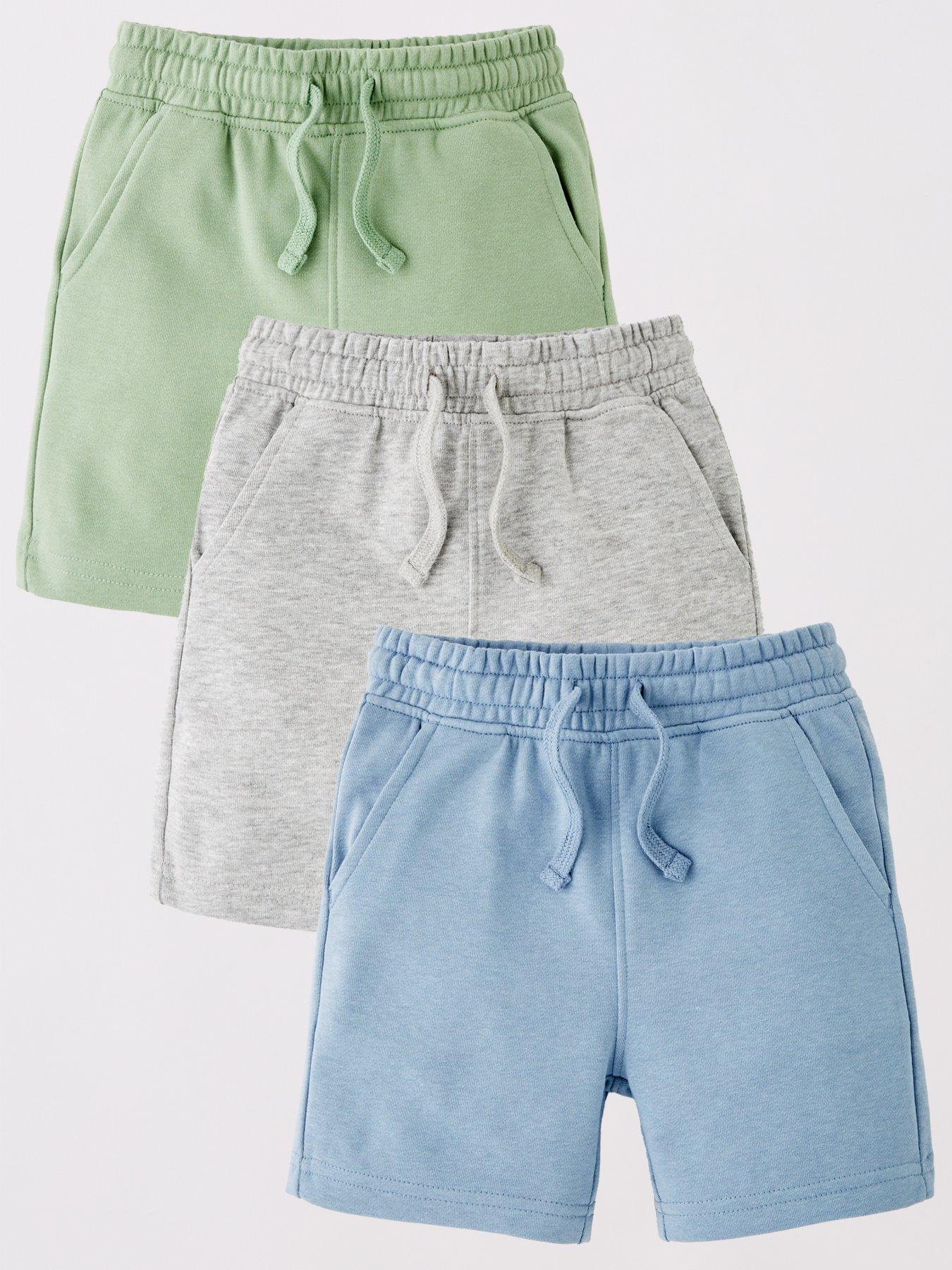 everyday-boys-3-pack-plain-shorts-multi