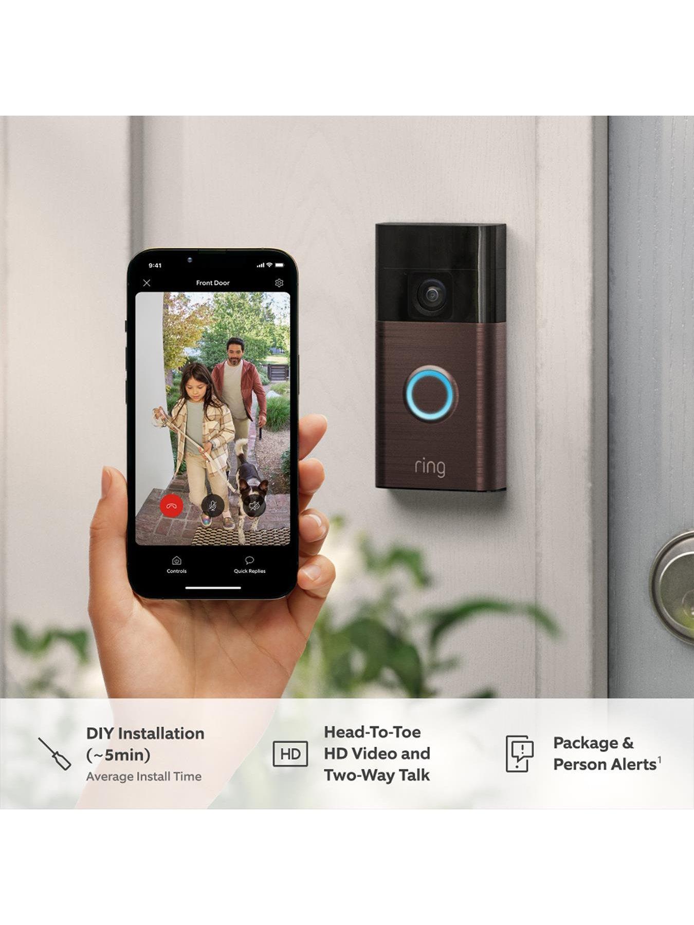  image of ring-battery-video-doorbell-3rd-gen-venetian-bronze