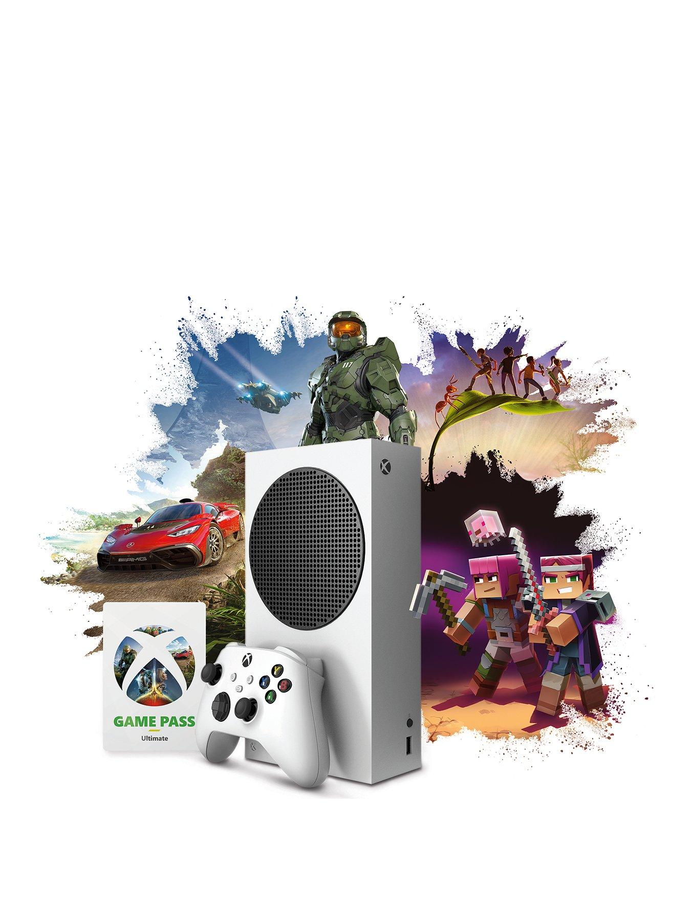 Xbox Series S Gaming Bundle - All Digital 512GB console, white controller  &  24 Months Game Pass Ultimate