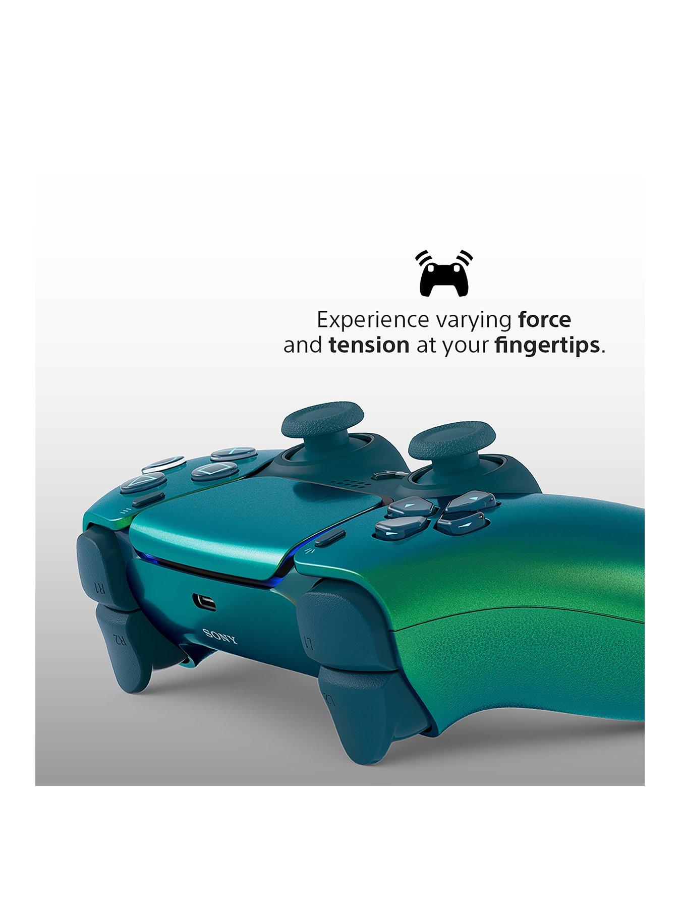 Image 3 of 8 of PlayStation 5 DualSense&reg; Wireless Controller &ndash; Chroma Teal - For PS5, PC, Mac&nbsp;&amp; Mobile