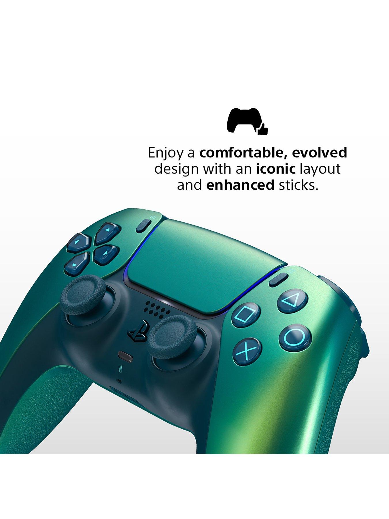 Image 6 of 8 of PlayStation 5 DualSense&reg; Wireless Controller &ndash; Chroma Teal - For PS5, PC, Mac&nbsp;&amp; Mobile