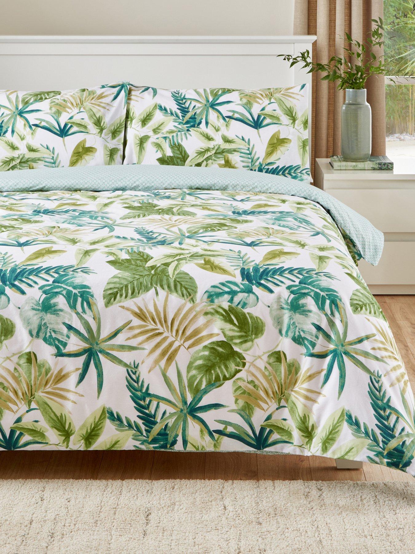 The Very Collection Palm Print Duvet Cover Set