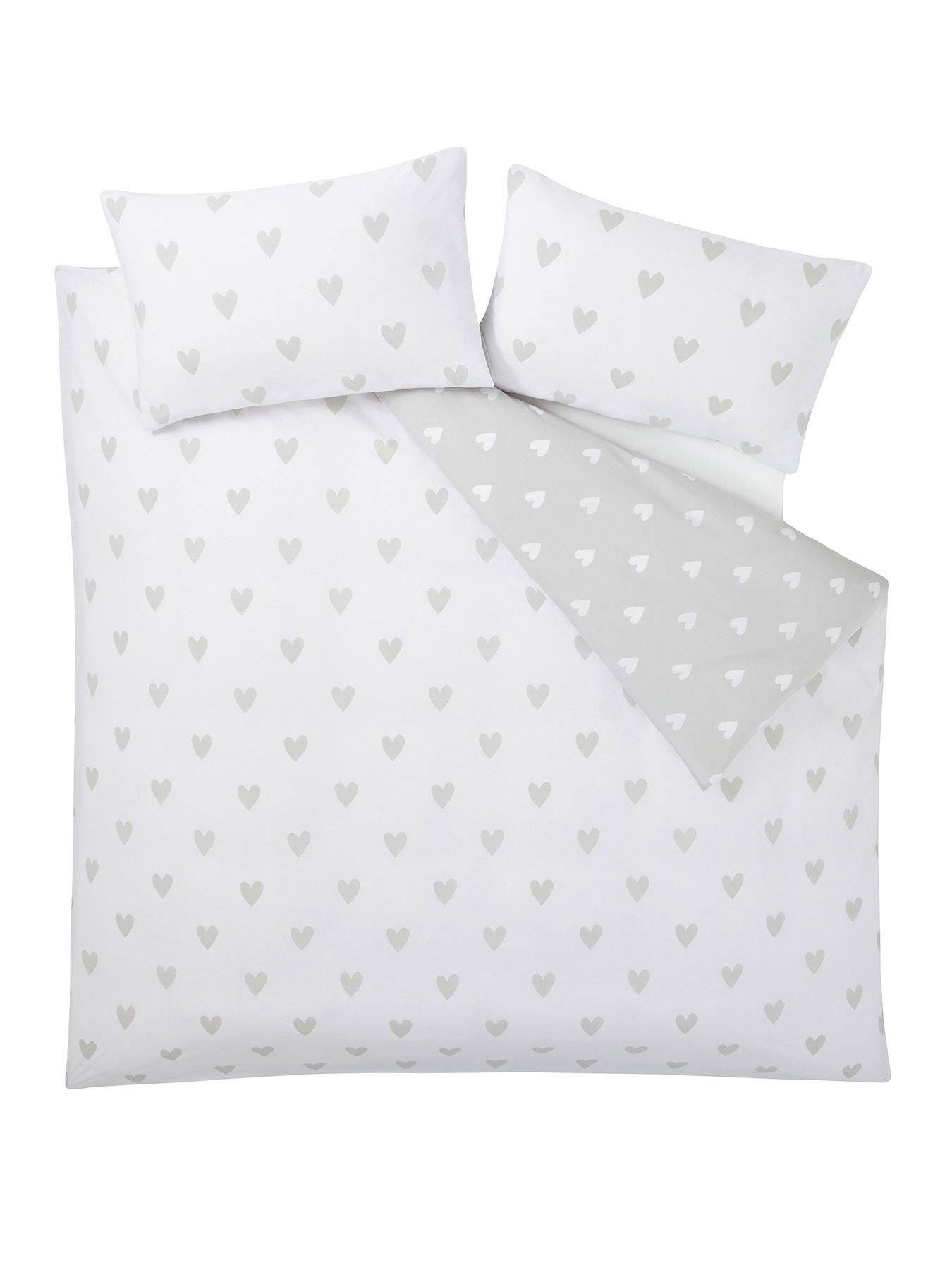 Image 2 of 5 of Very Home Heart Print Duvet Cover Set