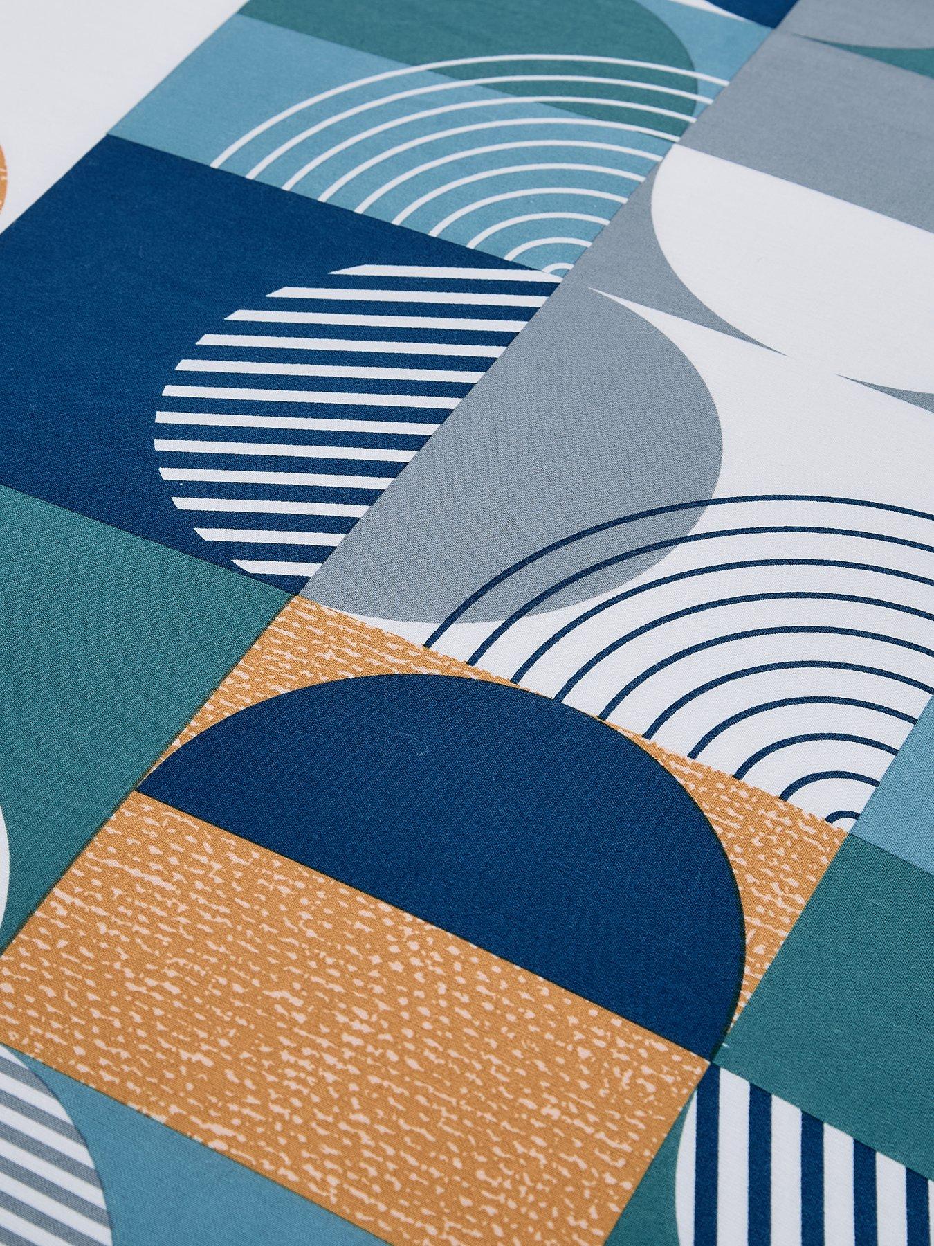  image of the-very-collection-geo-print-duvet-cover-set