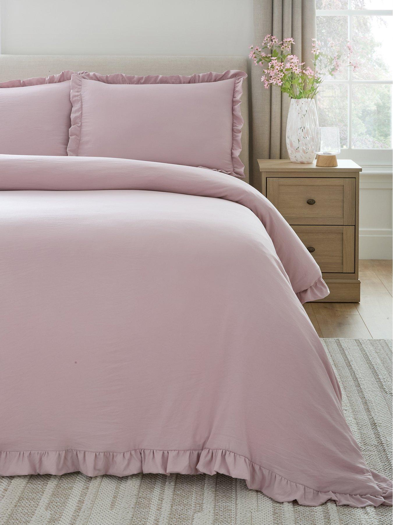 The Very Collection Ruffle Edge Duvet Cover Set