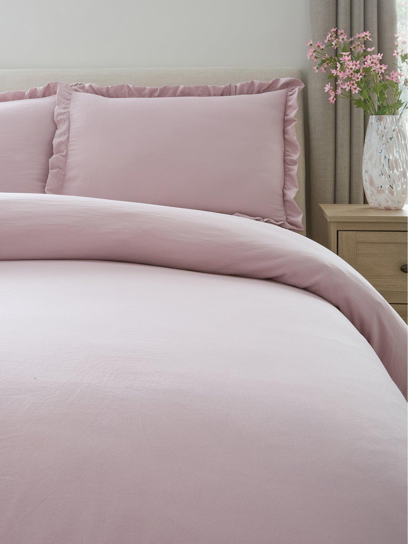 Image 3 of 5 of The Very Collection Ruffle Edge Duvet Cover Set