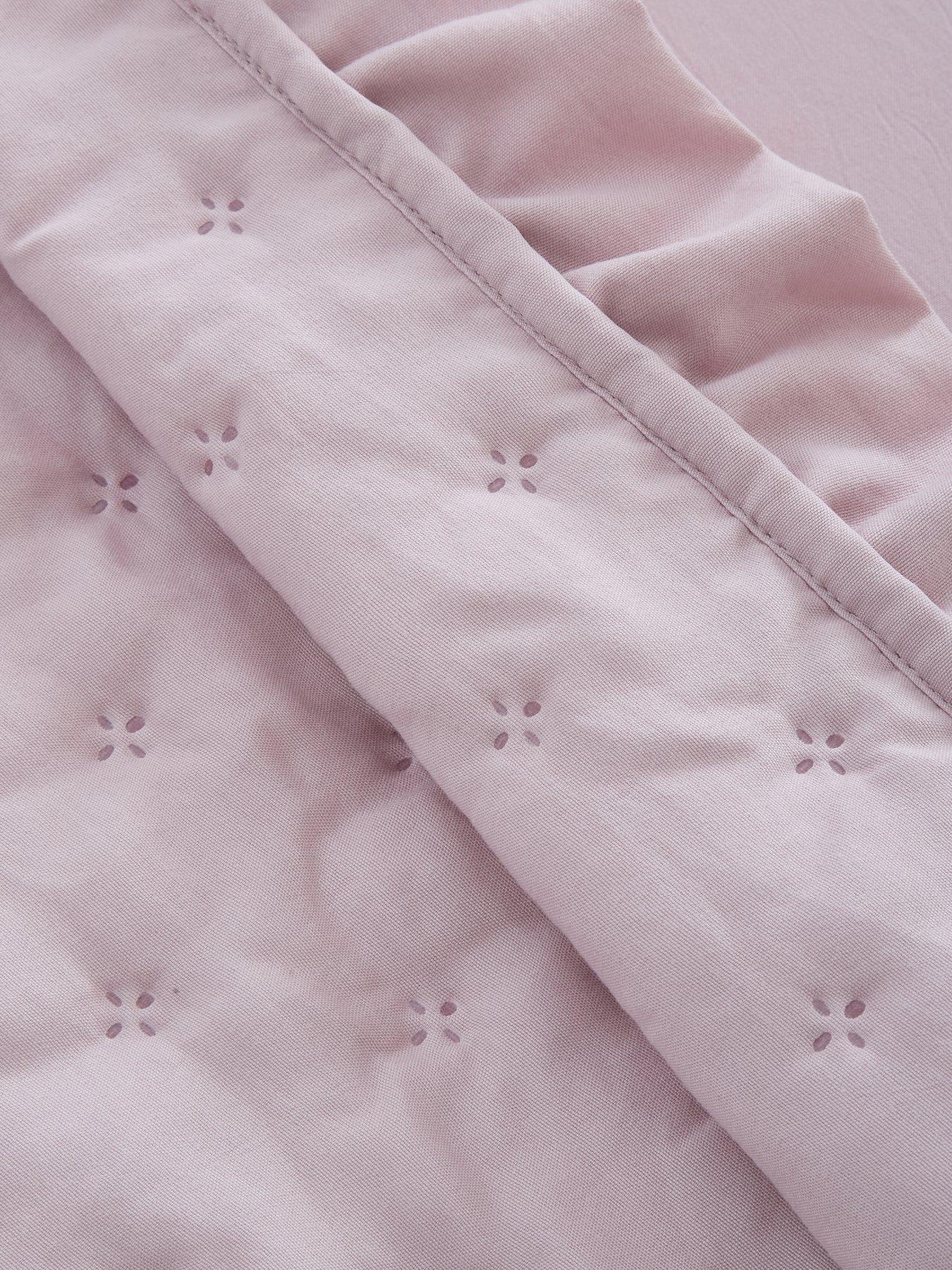 image of the-very-collection-ruffle-edge-pinsonic-bedspread-throw-pink