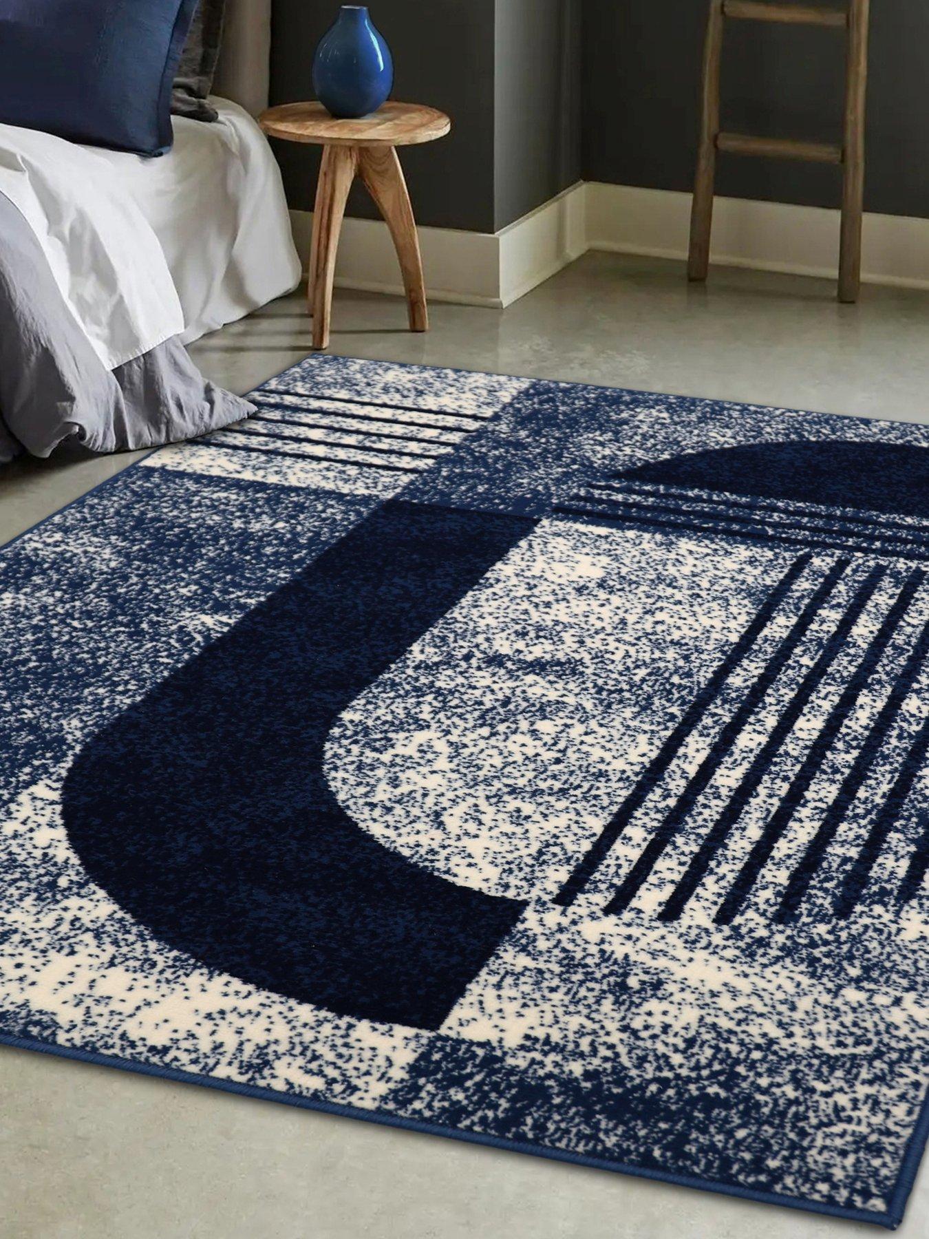 The Very Collection Maestro Modern Geo Rug - Navy