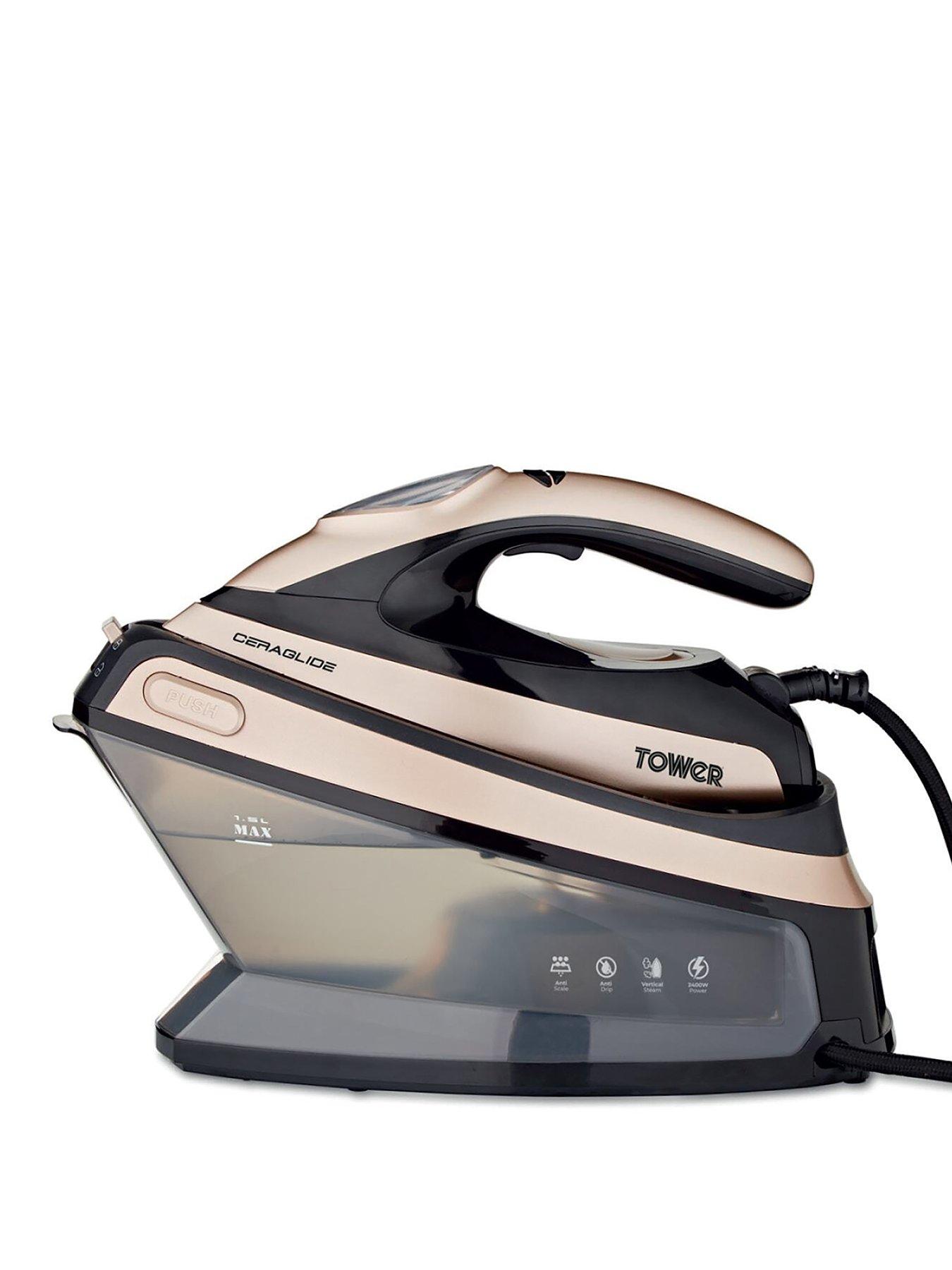tower-t22024gld-ceraglide-2400w-steam-generator-champagne-gold-amp-black