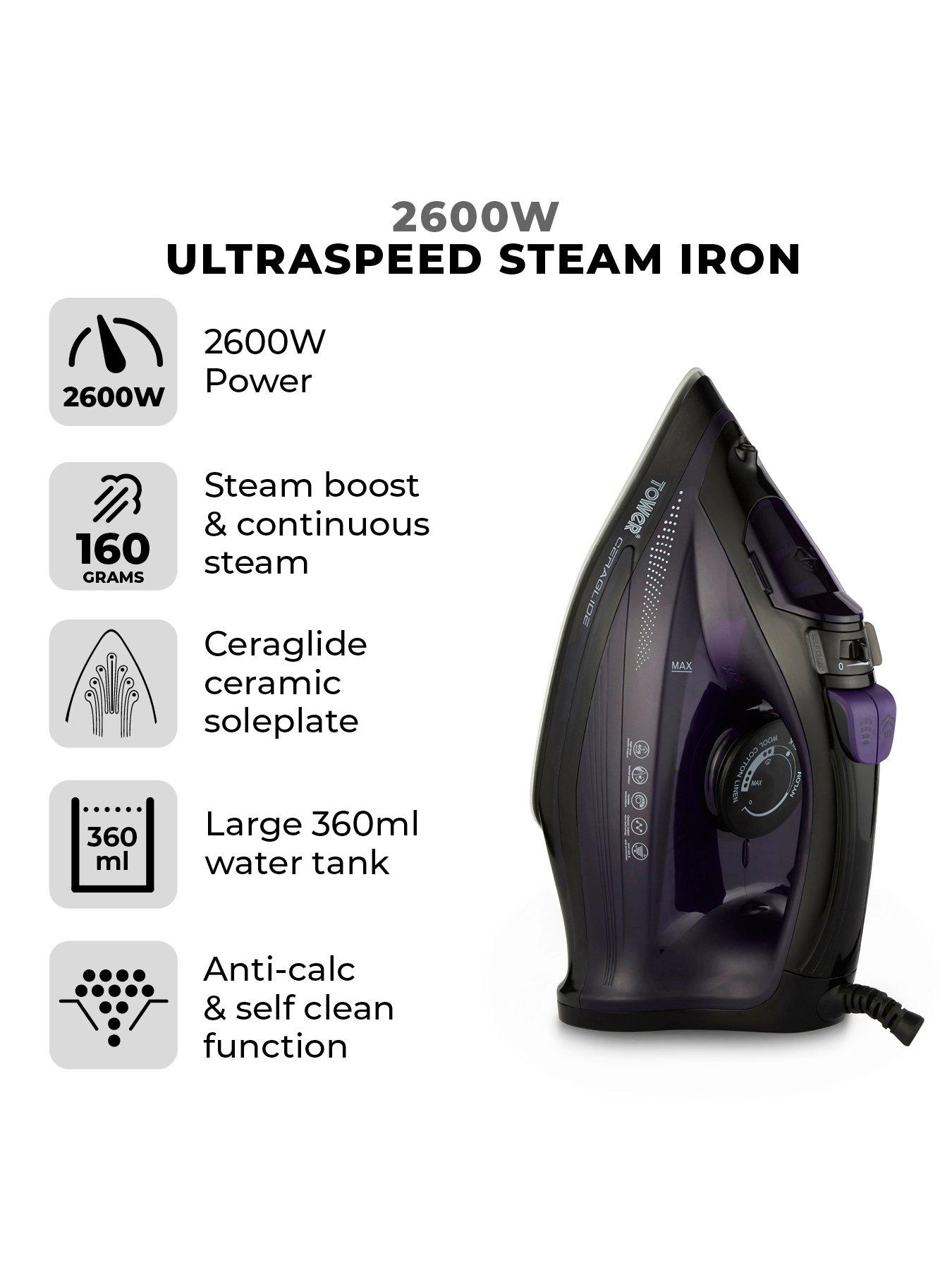  image of tower-ceraglide-2600w-steam-iron