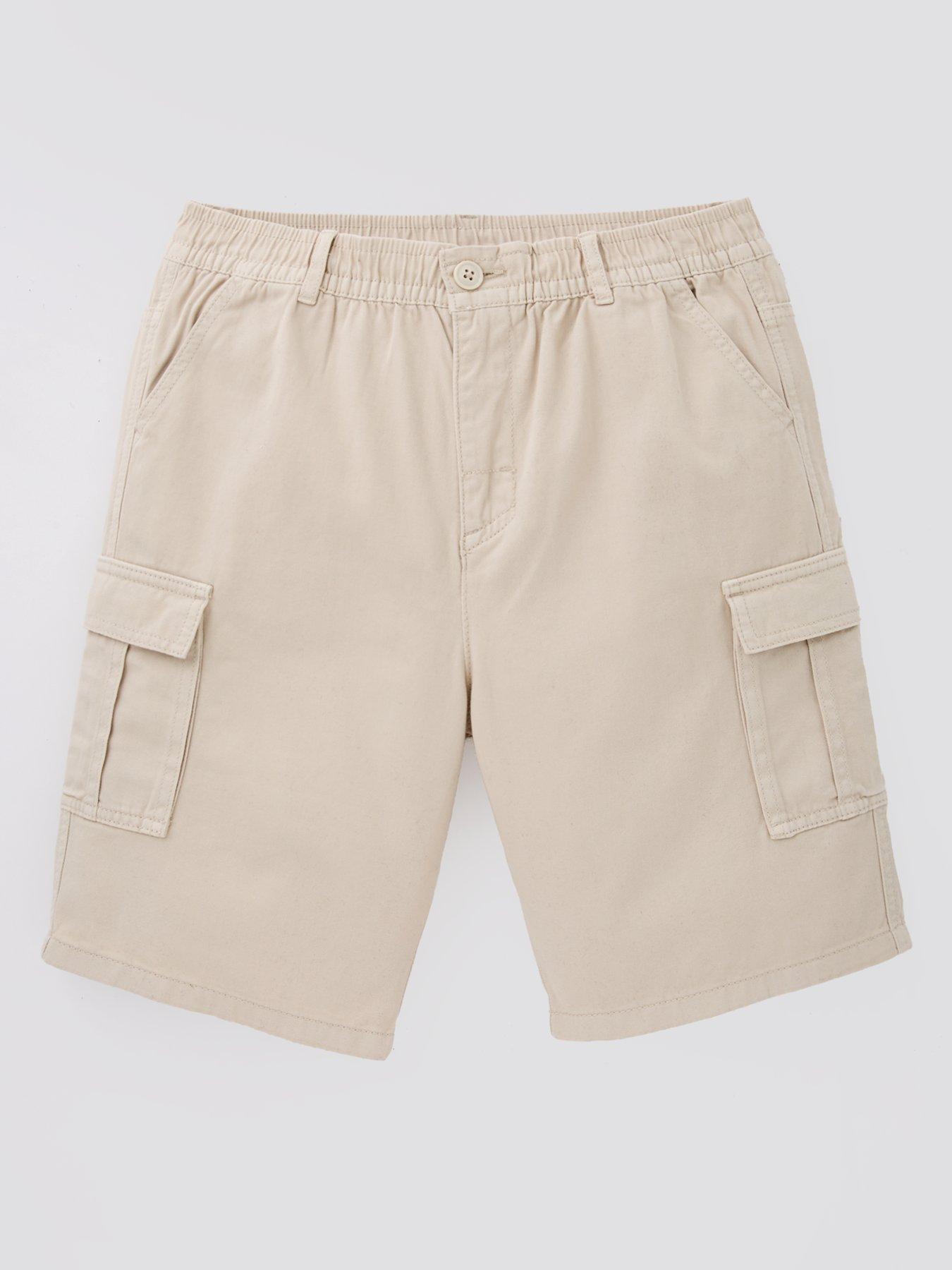  image of v-by-very-boys-woven-cargo-short-stone