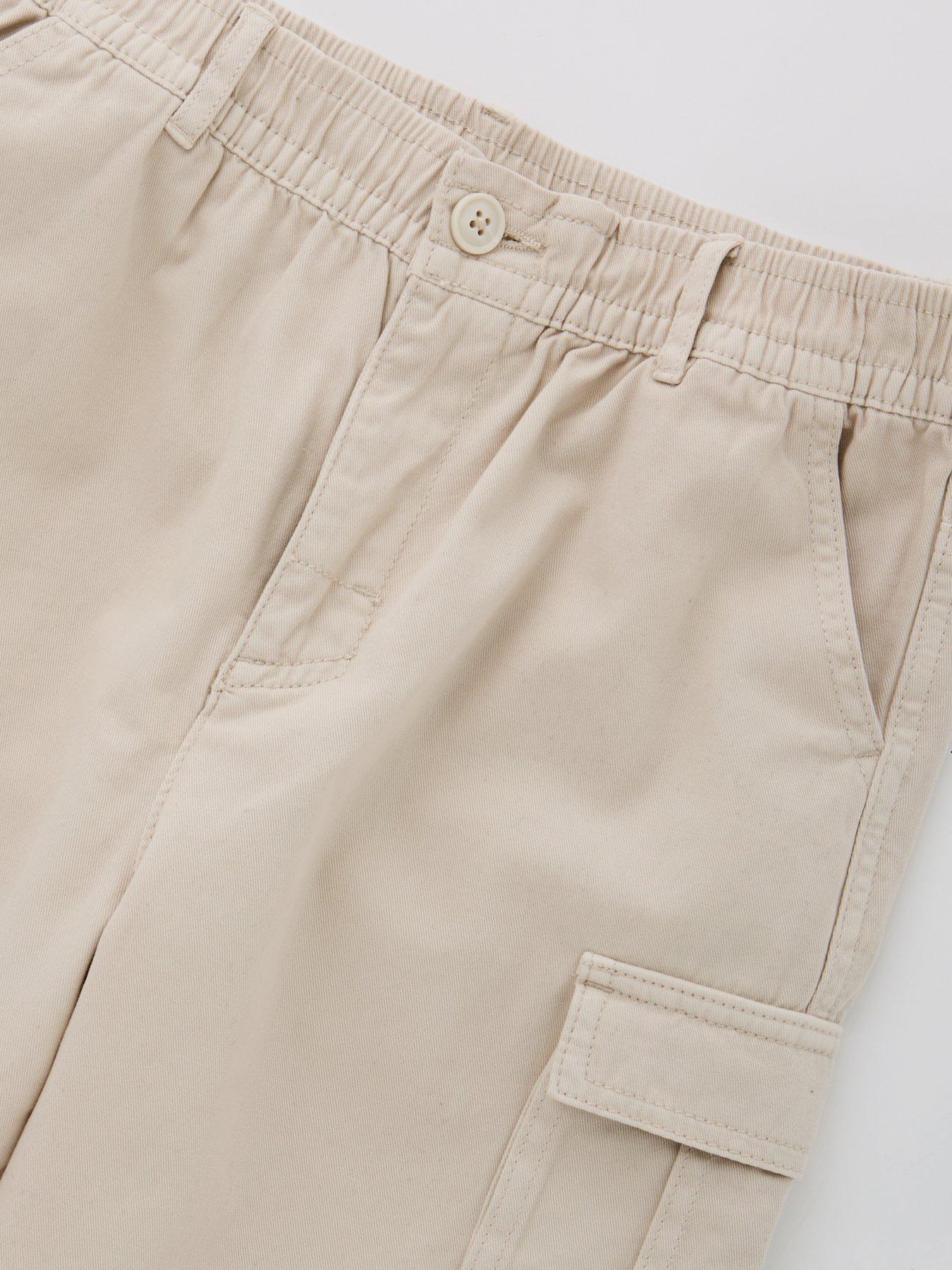  image of v-by-very-boys-woven-cargo-short-stone