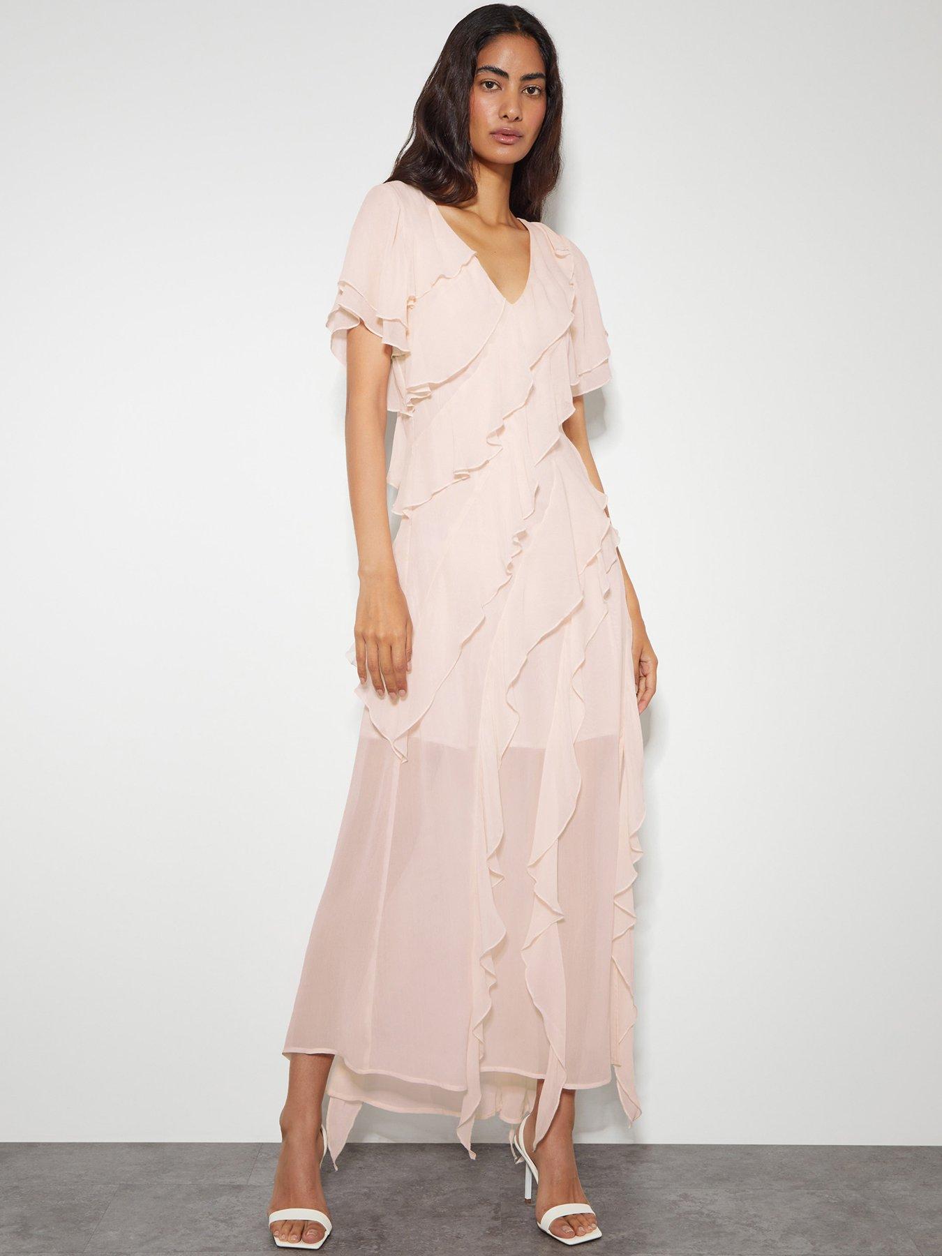  image of monsoon-renata-ruffle-maxi-dress-pink