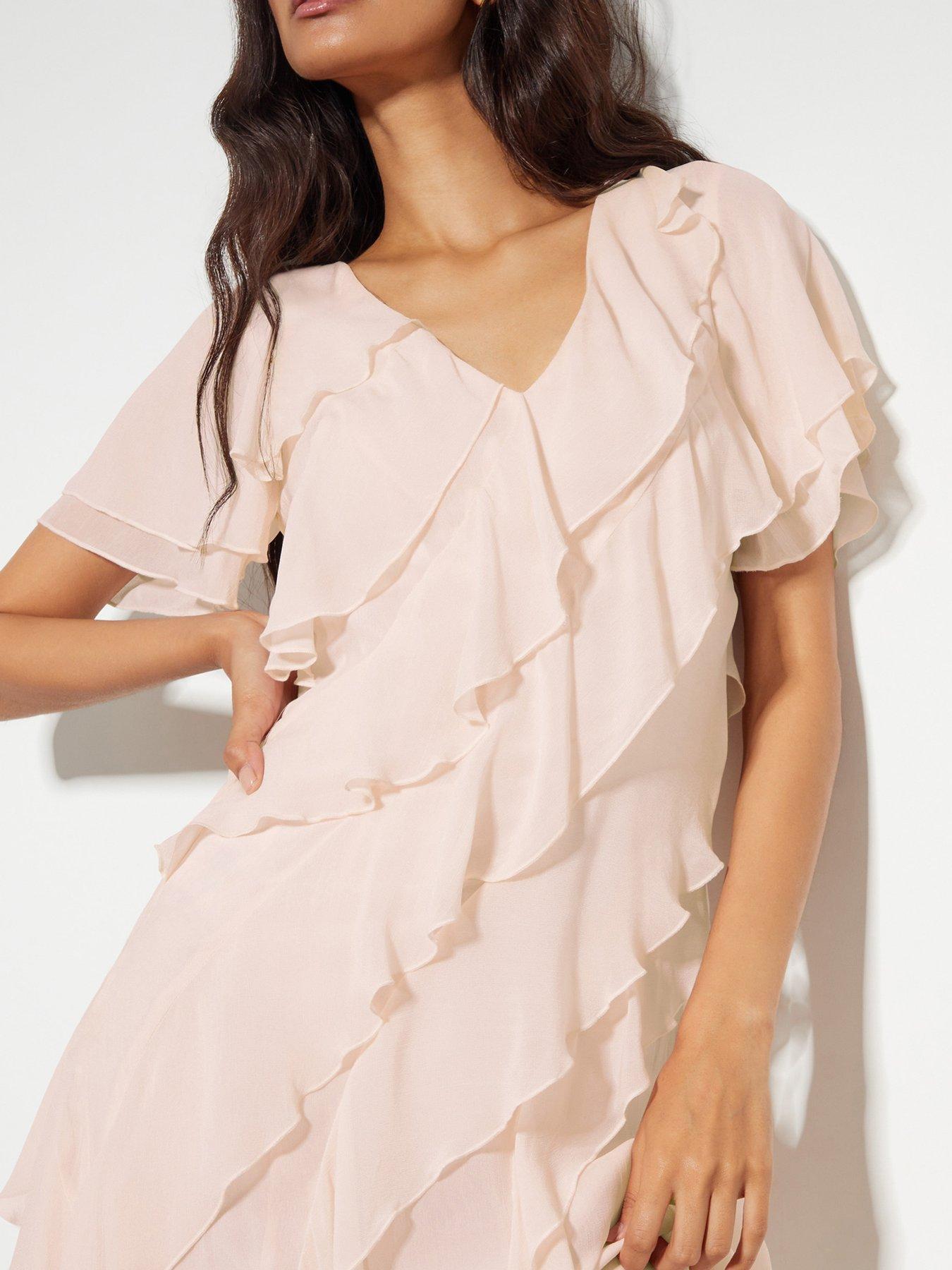  image of monsoon-renata-ruffle-maxi-dress-pink