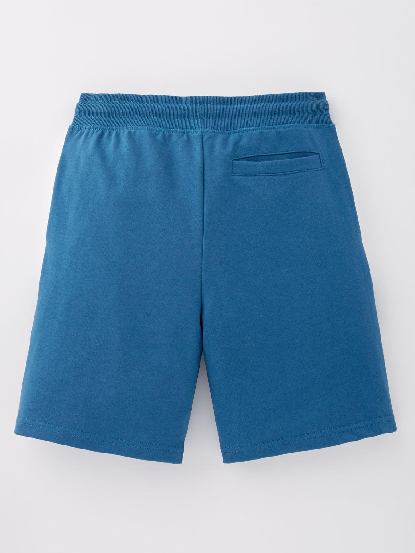  image of v-by-very-boys-cut-and-sew-short-blue