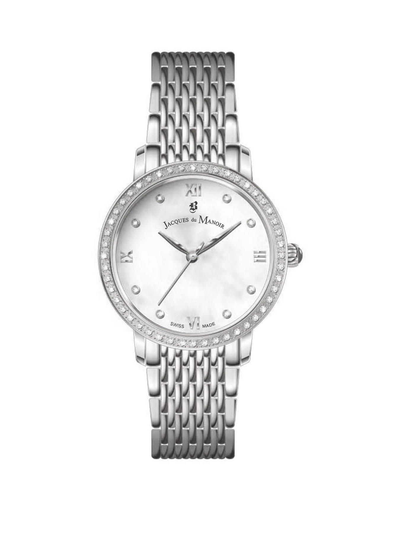 undefined Swiss-made Temps de femme Silver Stainless Steel Watch