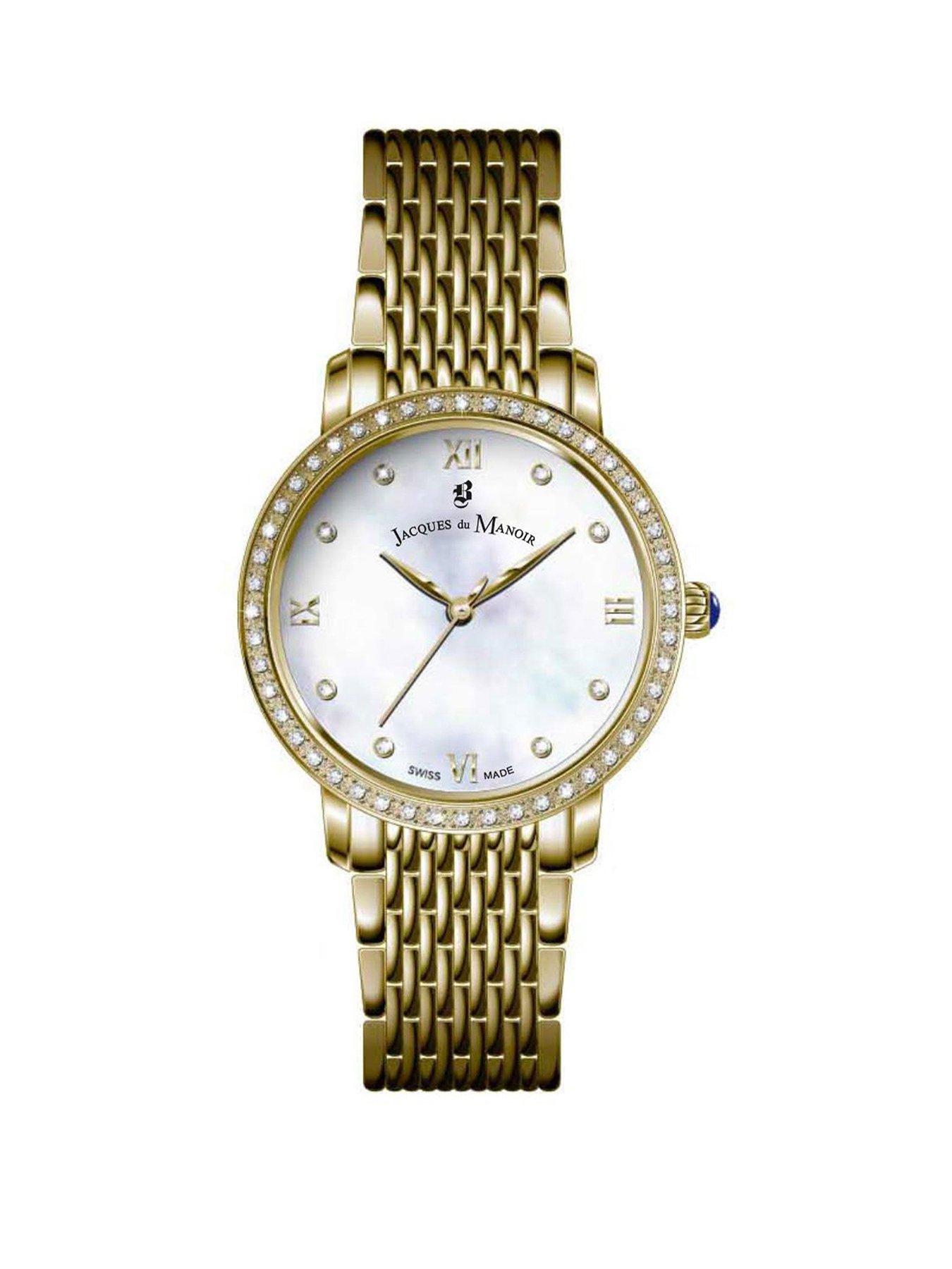 undefined Swiss-made Temps de femme IP Gold Stainless Steel Watch