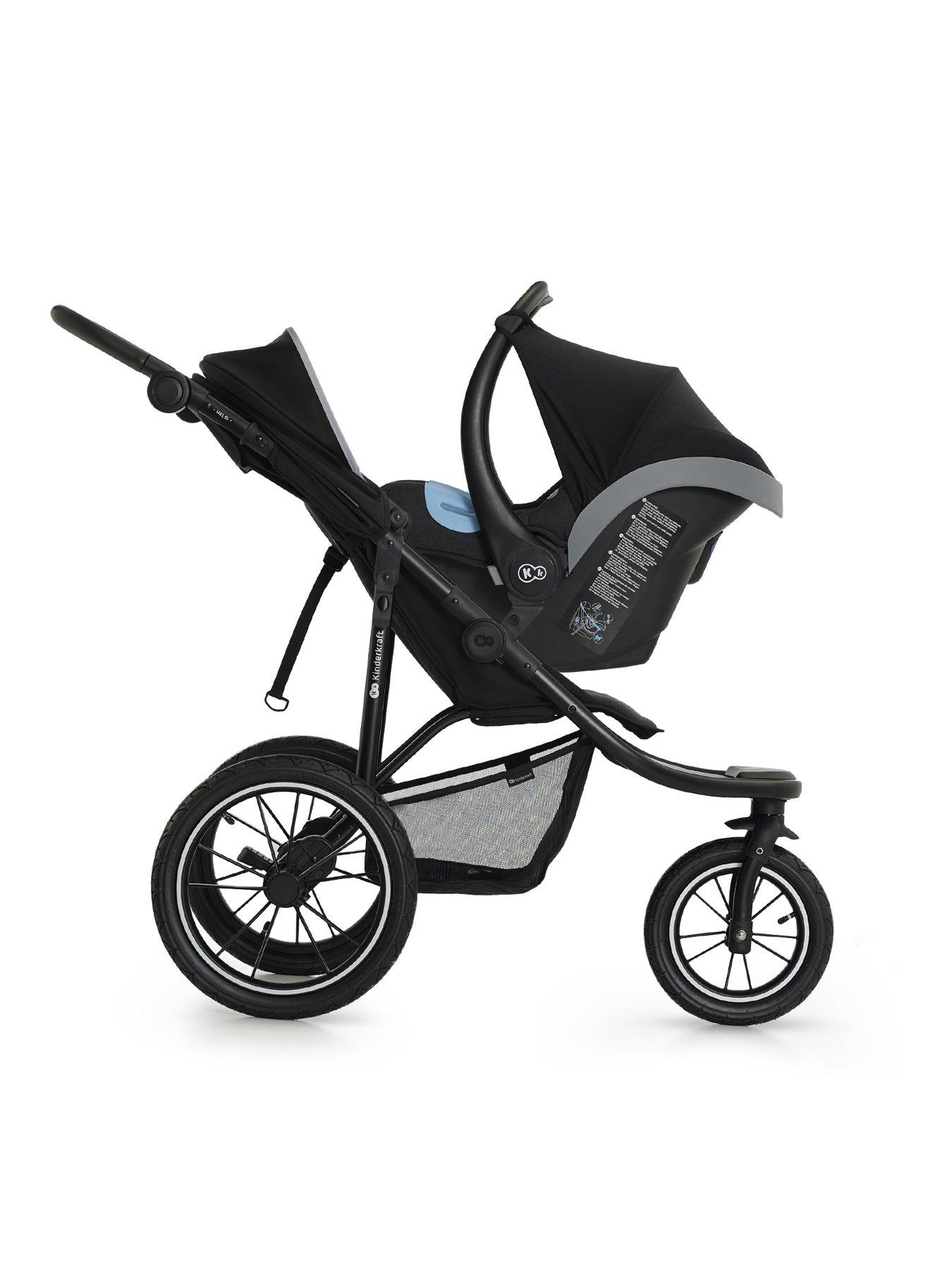  image of kinderkraft-helsi-3-wheeled-pushchair-black