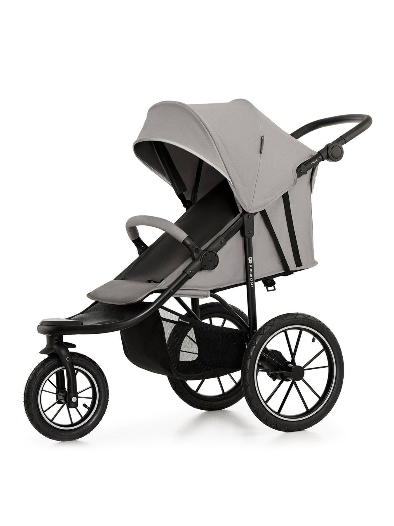  image of kinderkraft-helsi-3-wheeled-pushchair-grey