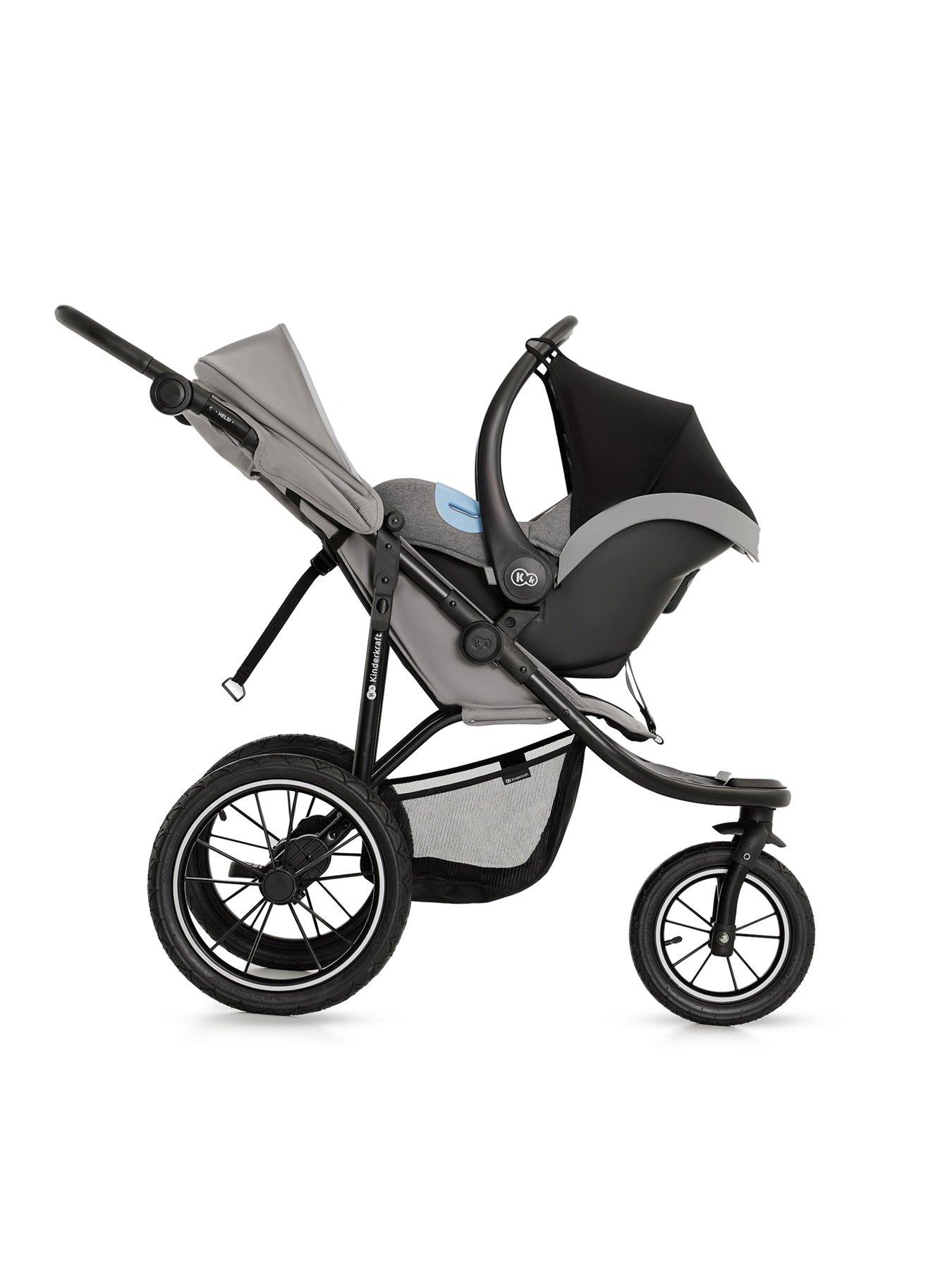  image of kinderkraft-helsi-3-wheeled-pushchair-grey