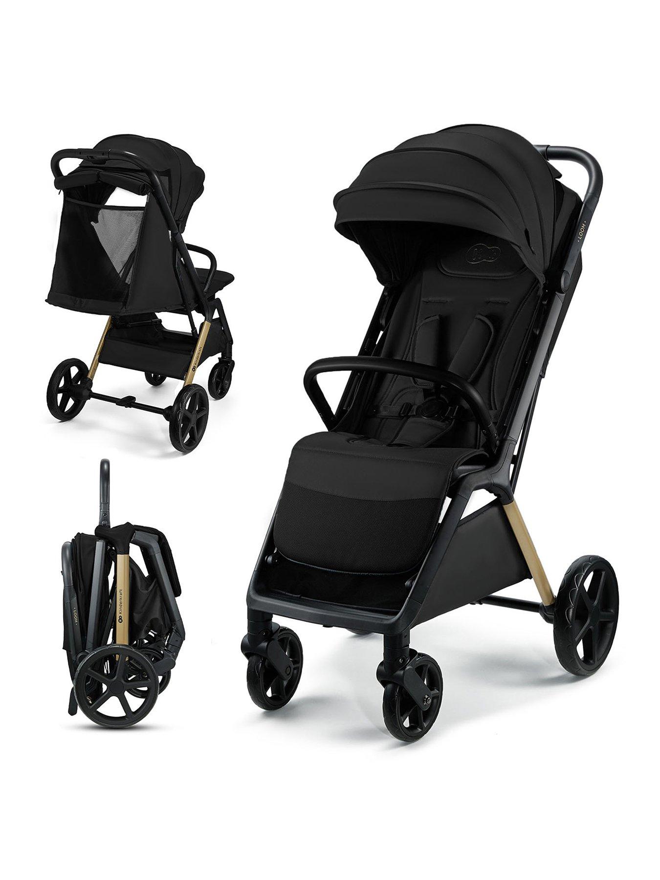 kinderkraft-loom-compact-stroller-black