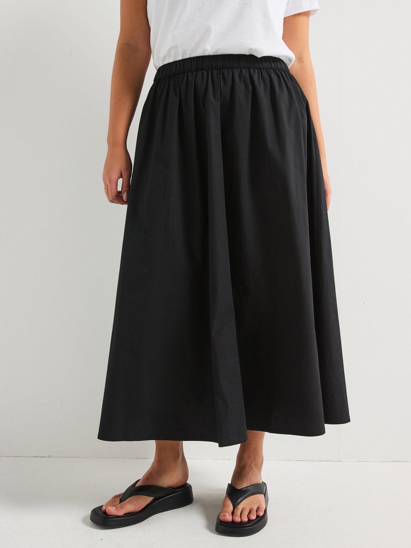 v-by-very-curve-cotton-full-midi-skirt-black